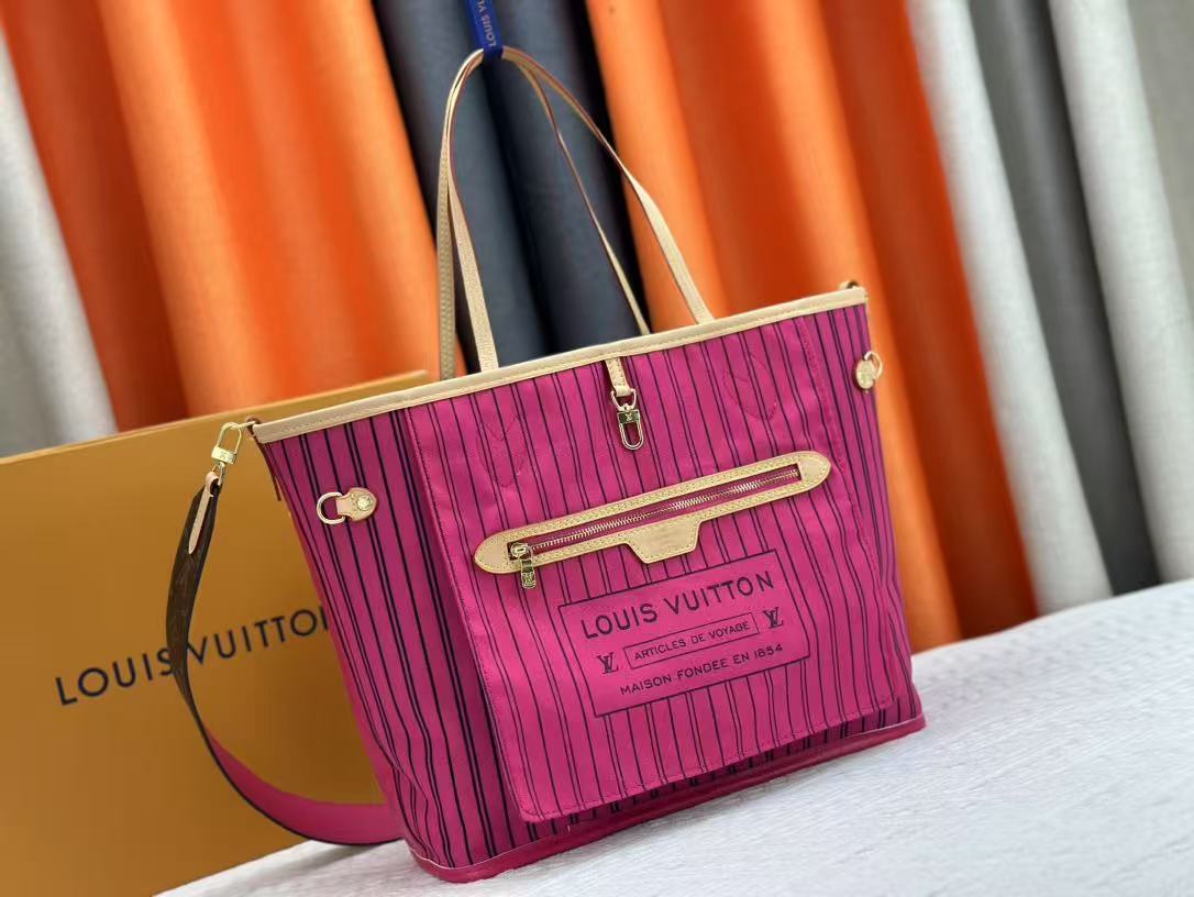 LV Neverfull medium-sized double-sided tote bag