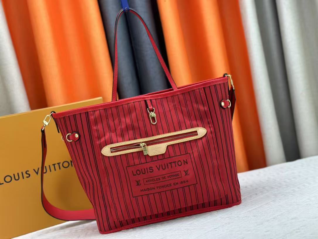 LV Neverfull medium-sized double-sided tote bag