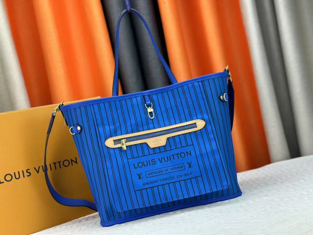 LV Neverfull medium-sized double-sided tote bag