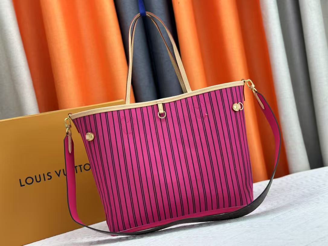 LV Neverfull medium-sized double-sided tote bag