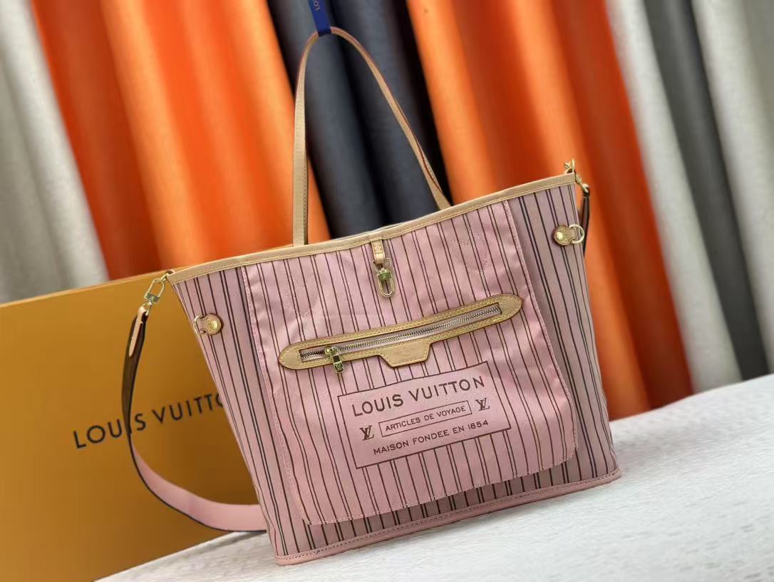 LV Neverfull medium-sized double-sided tote bag