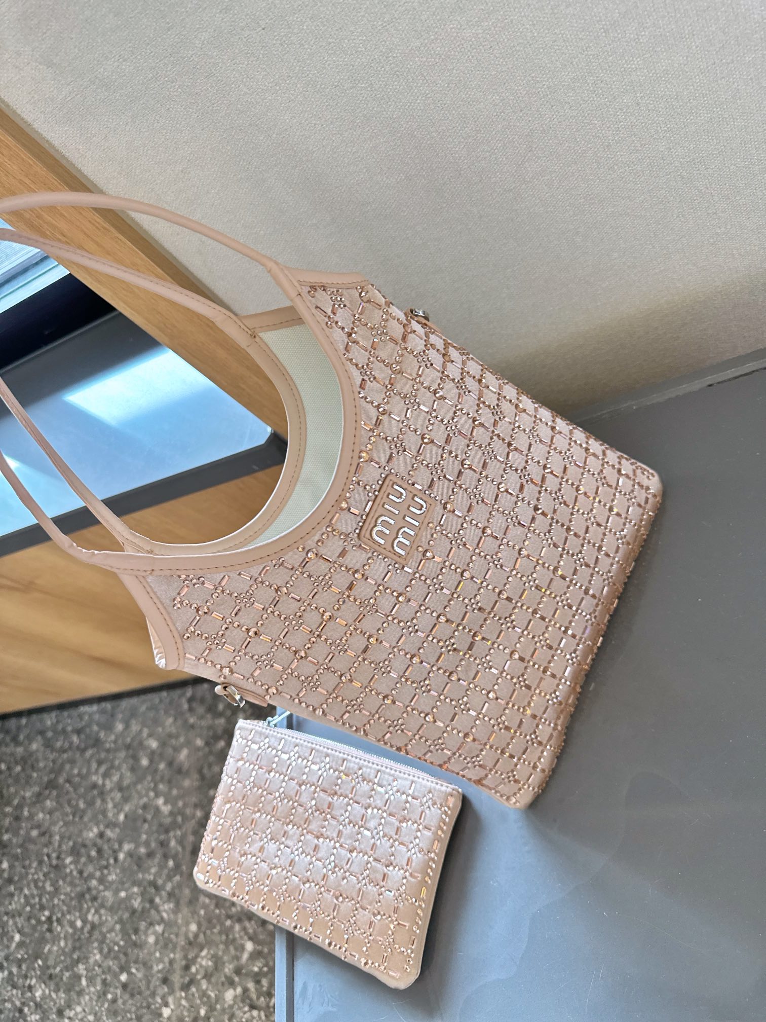MIUMIU hobo diamond bag