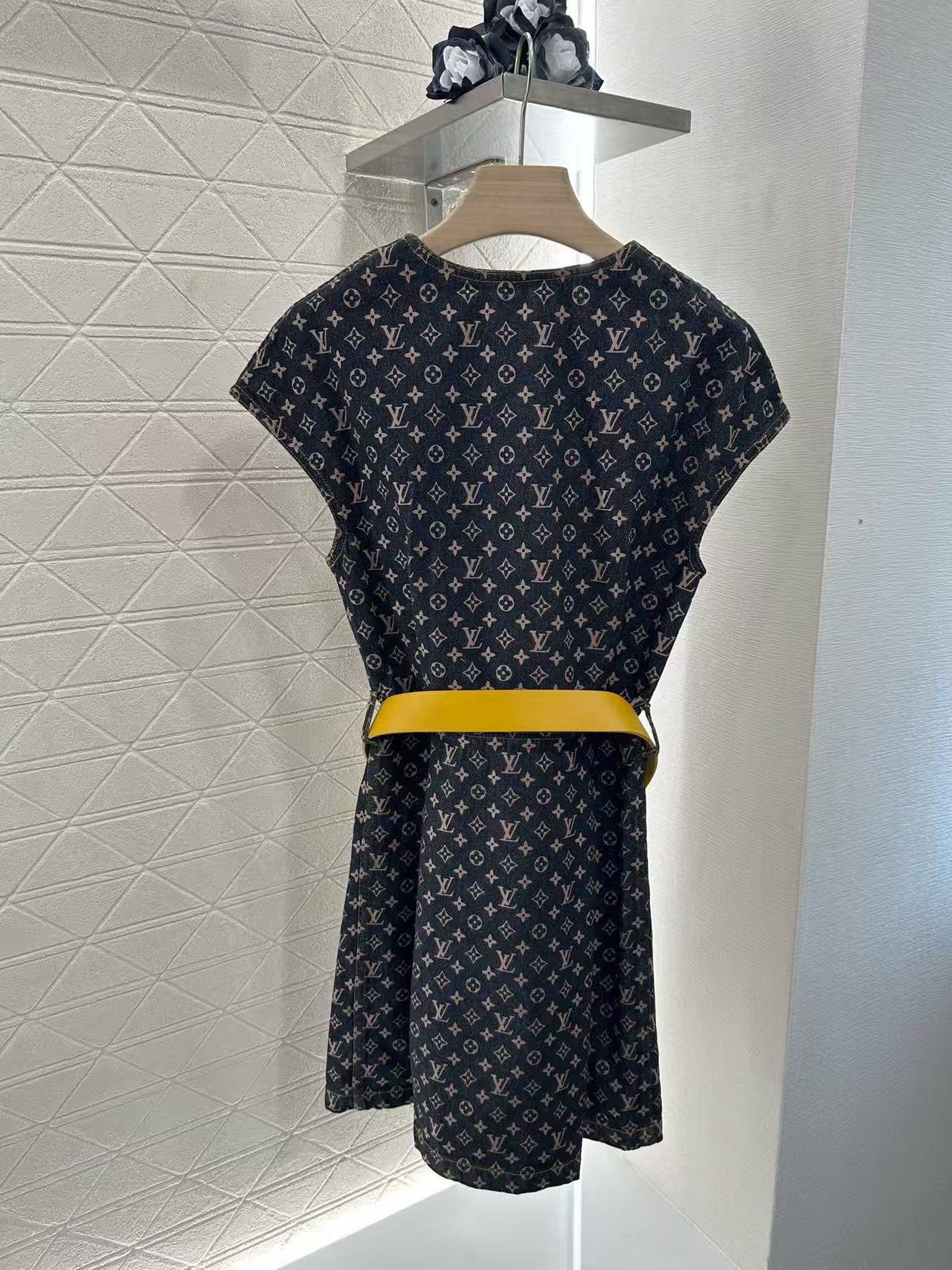 LV denim dress
