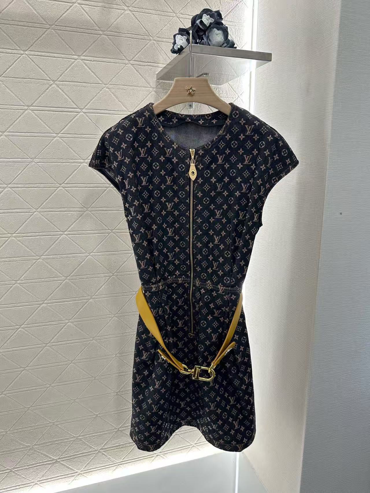 LV denim dress