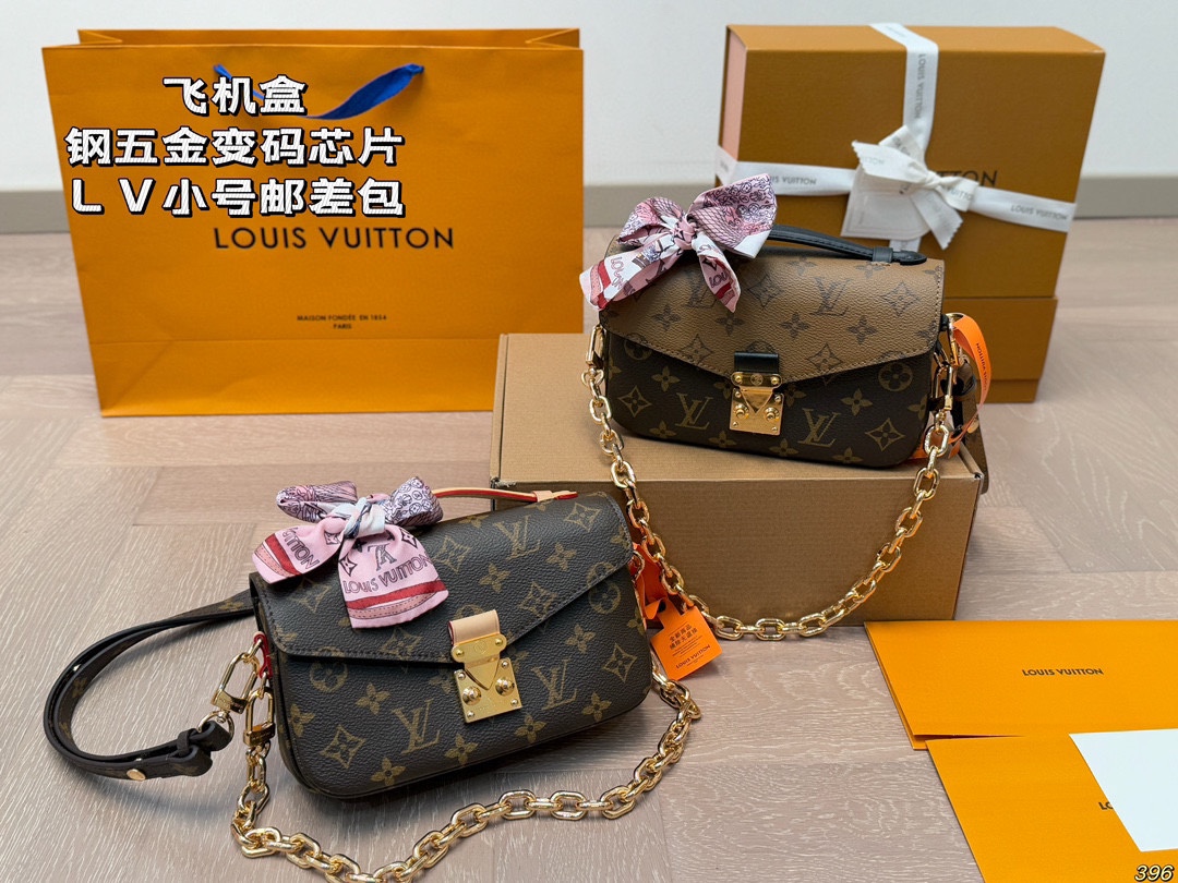 LV pochette metis east west monogram message bag