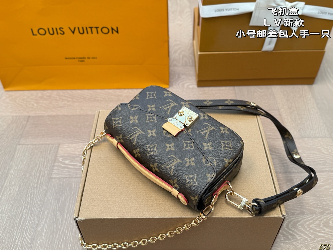 LV pochette metis east west monogram message bag