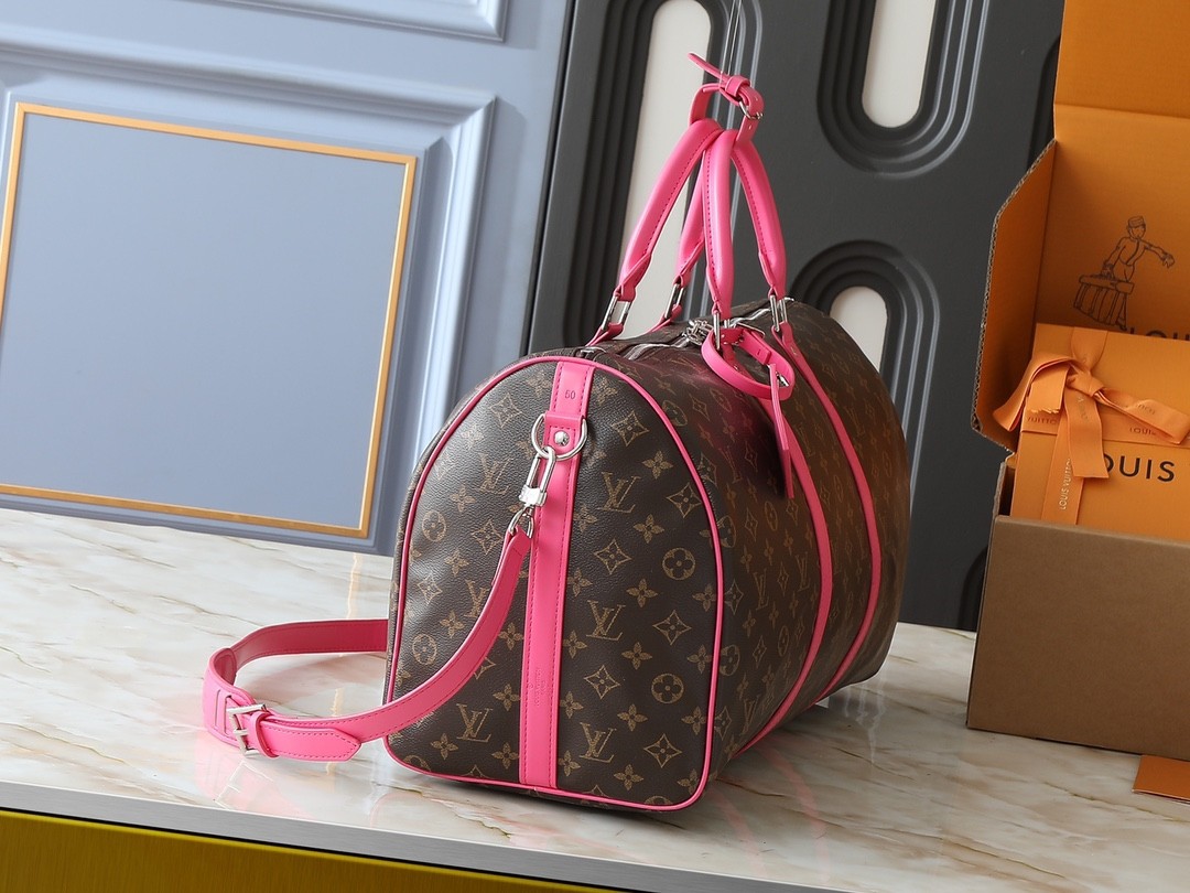LV Keepall Bandoulière 50 bag Monogram Macassar