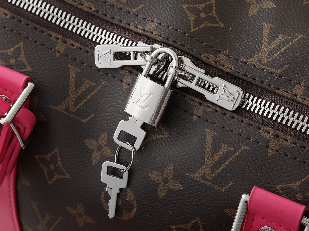 LV Keepall Bandoulière 50 bag Monogram Macassar