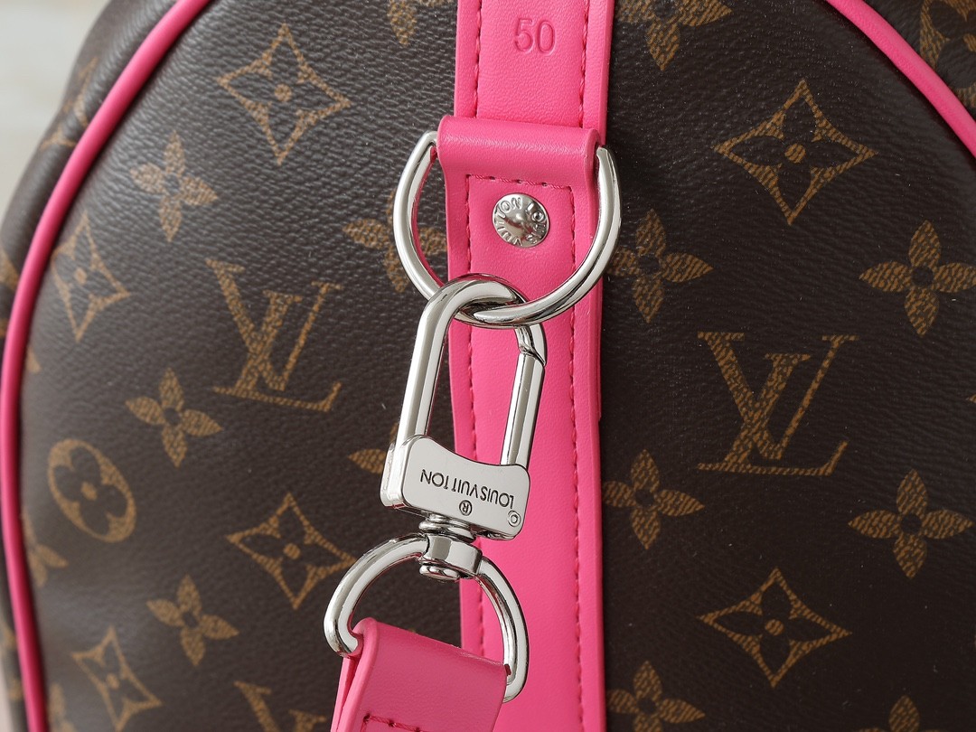 LV Keepall Bandoulière 50 bag Monogram Macassar