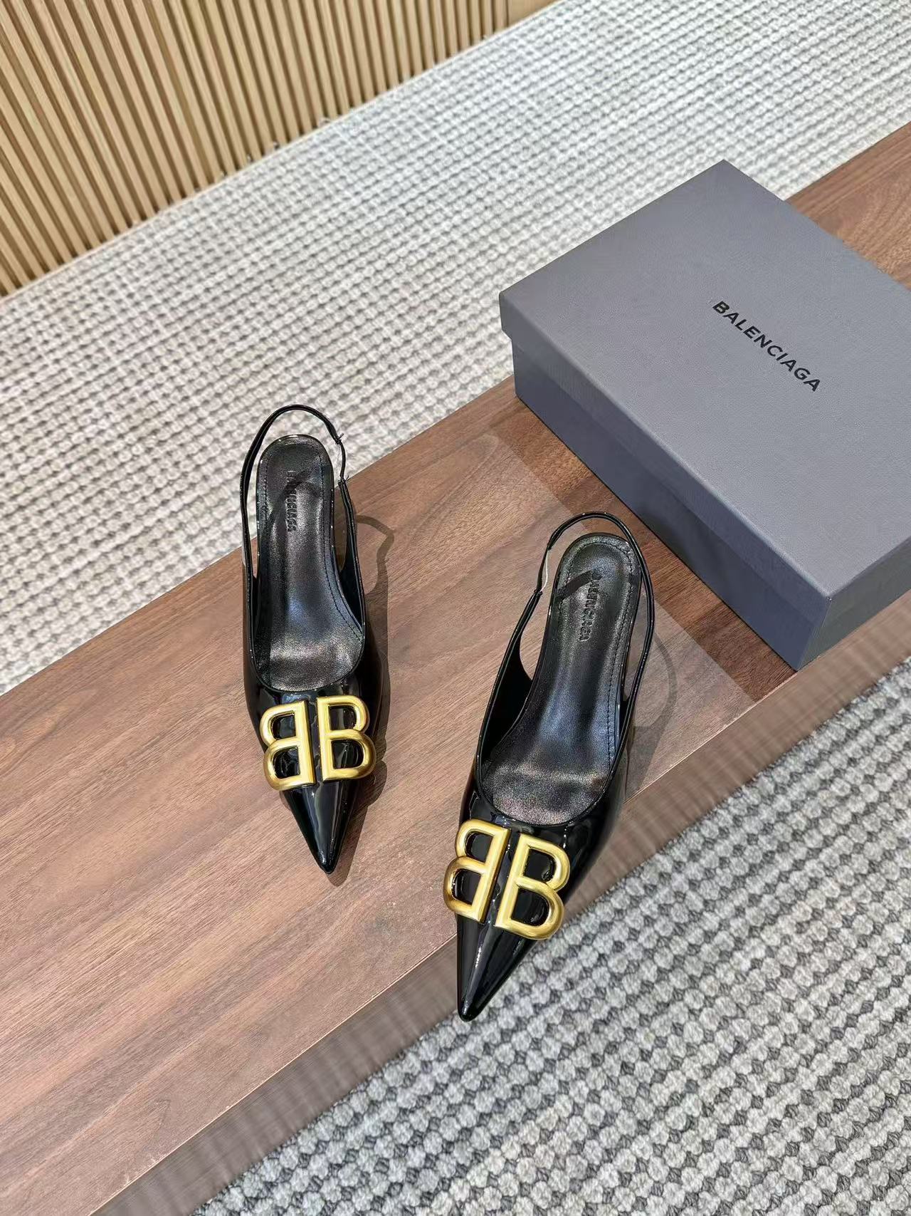 Balenciaga pointed high heels