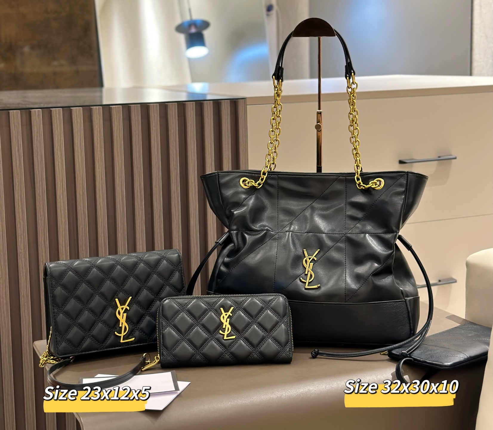 YSL woven three-piece set
