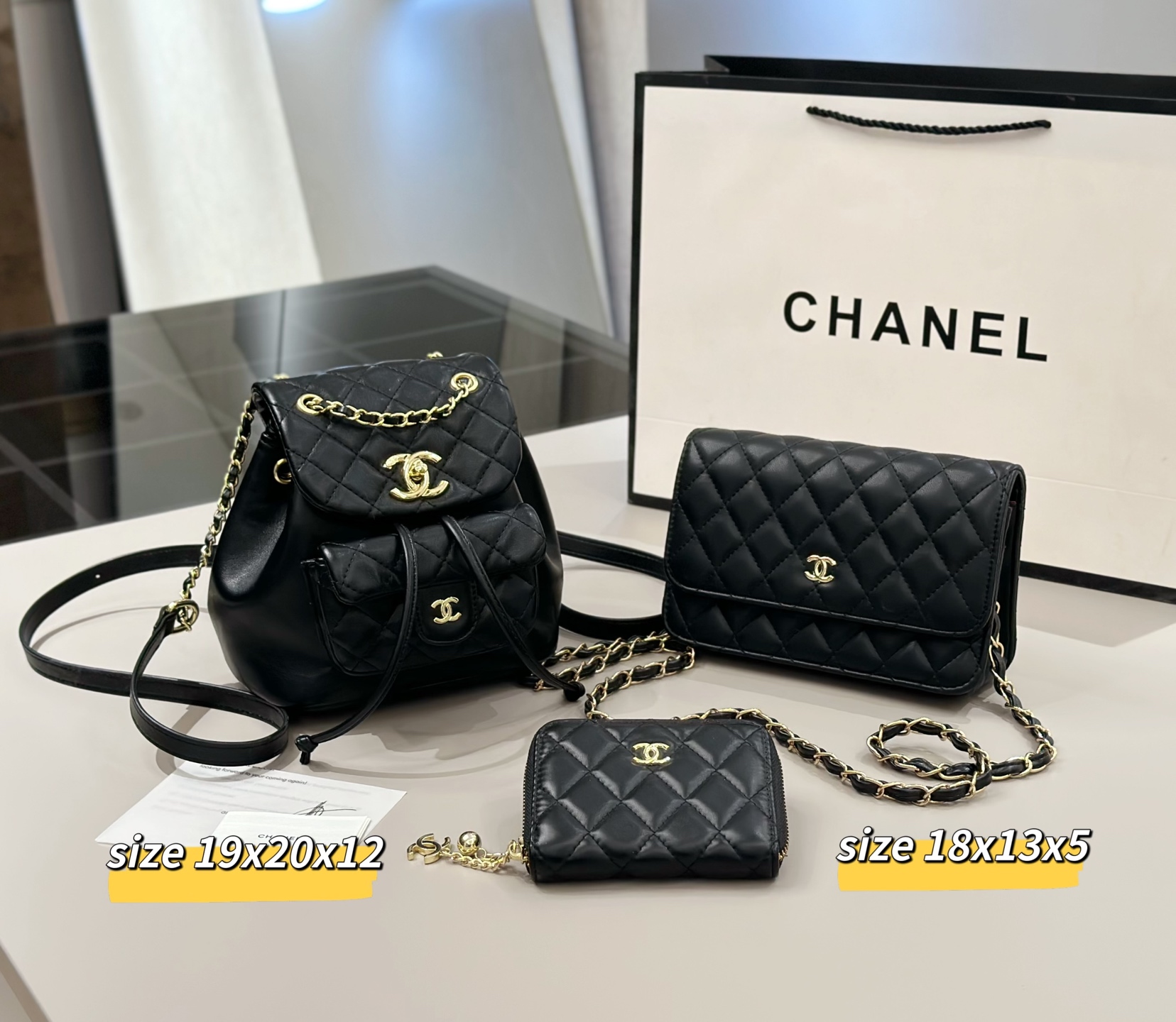 Chanel three-piece set