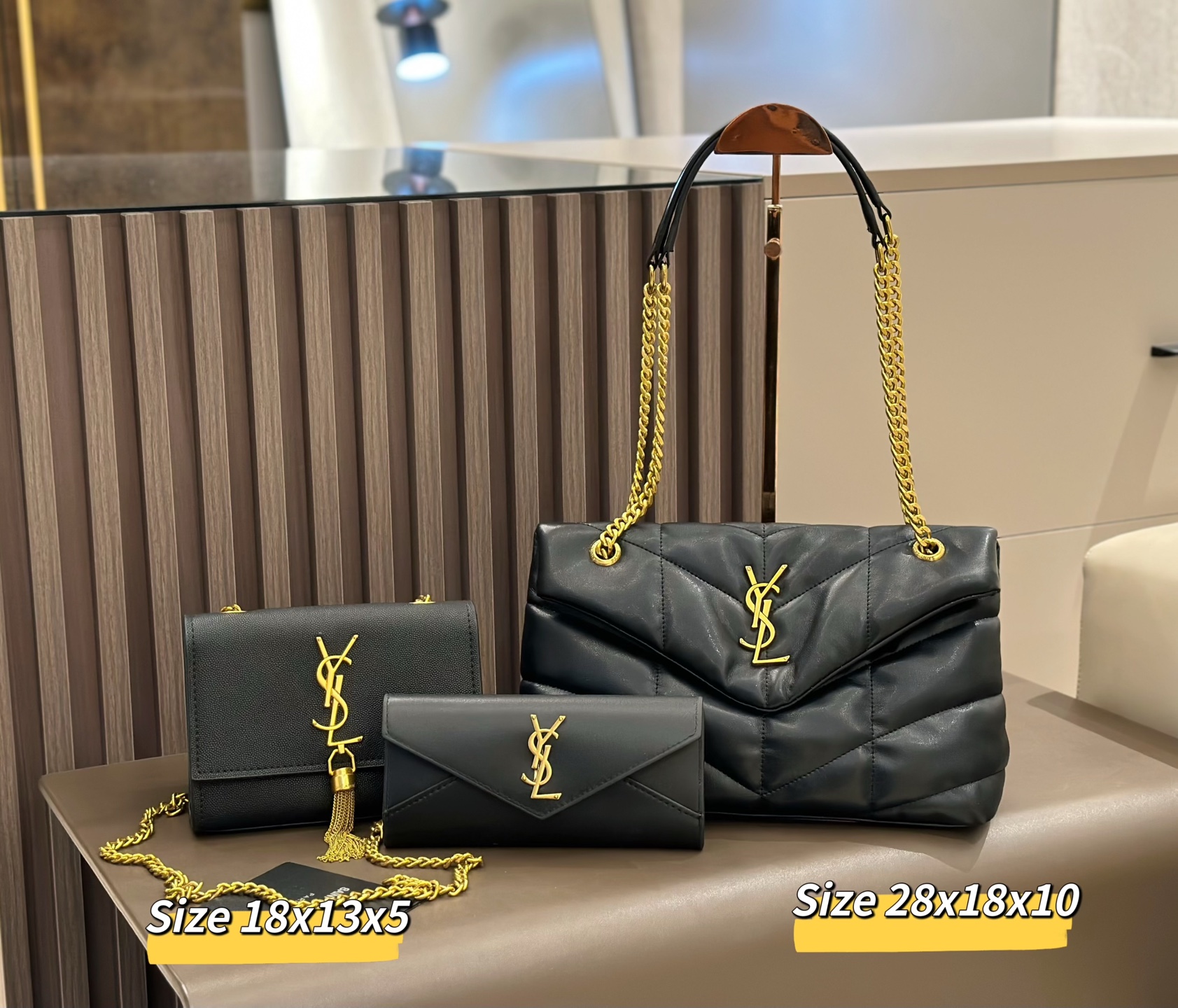 YSL woven three-piece set
