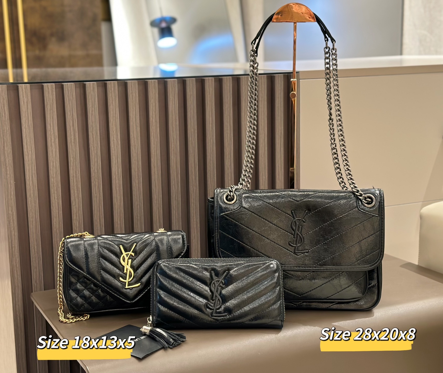 YSL woven three-piece set