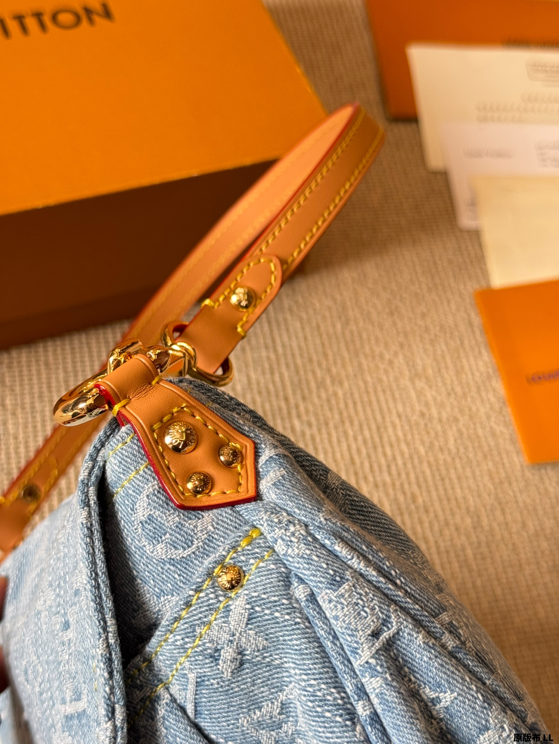 LV denim Sunset bag