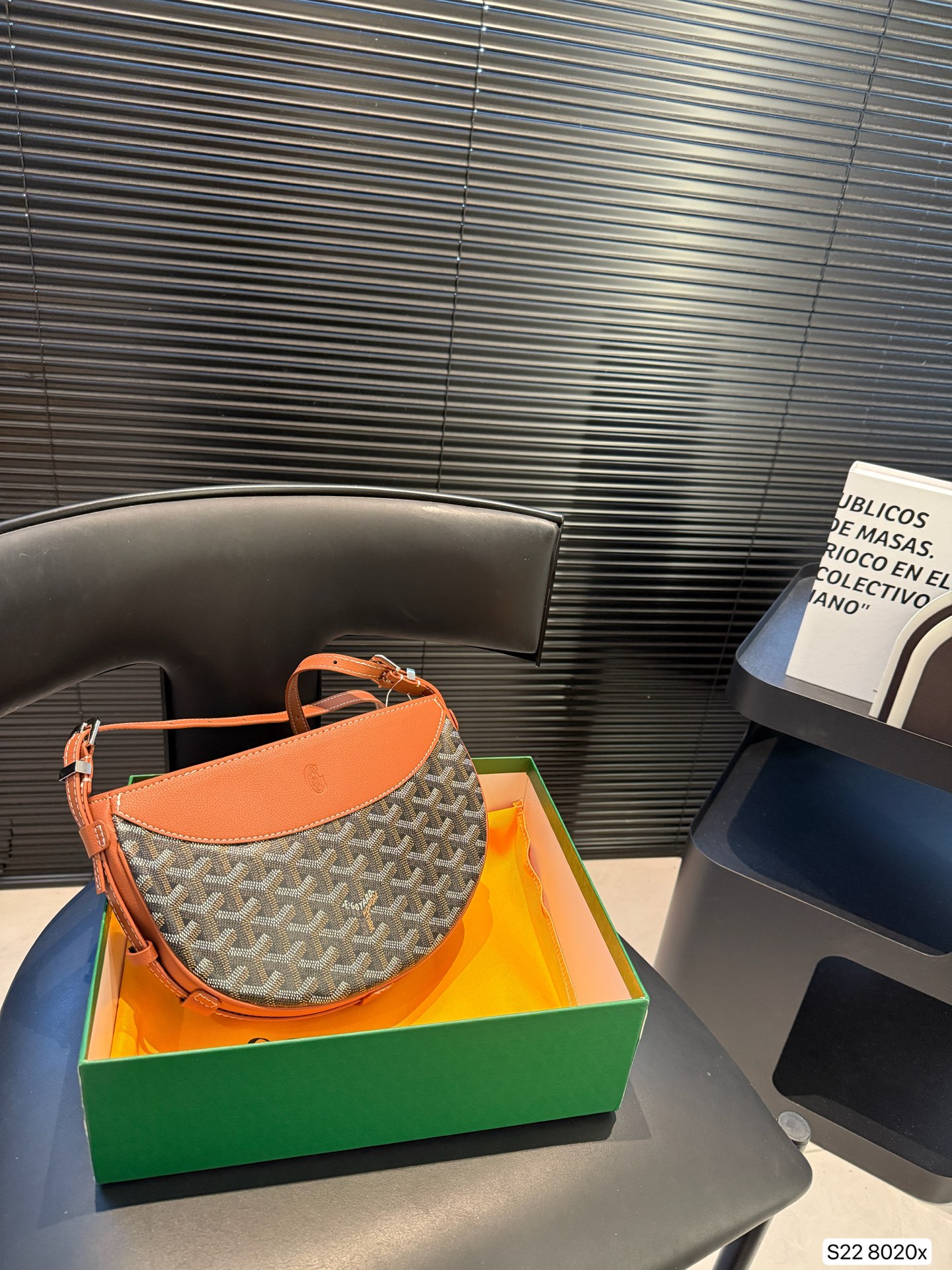 GOYARD semi-circular bag
