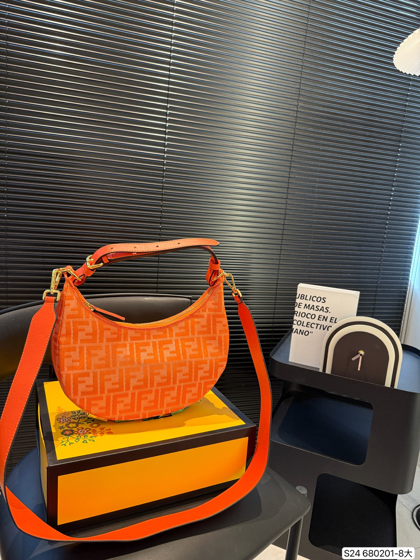 Fendi half-moon underarm bag