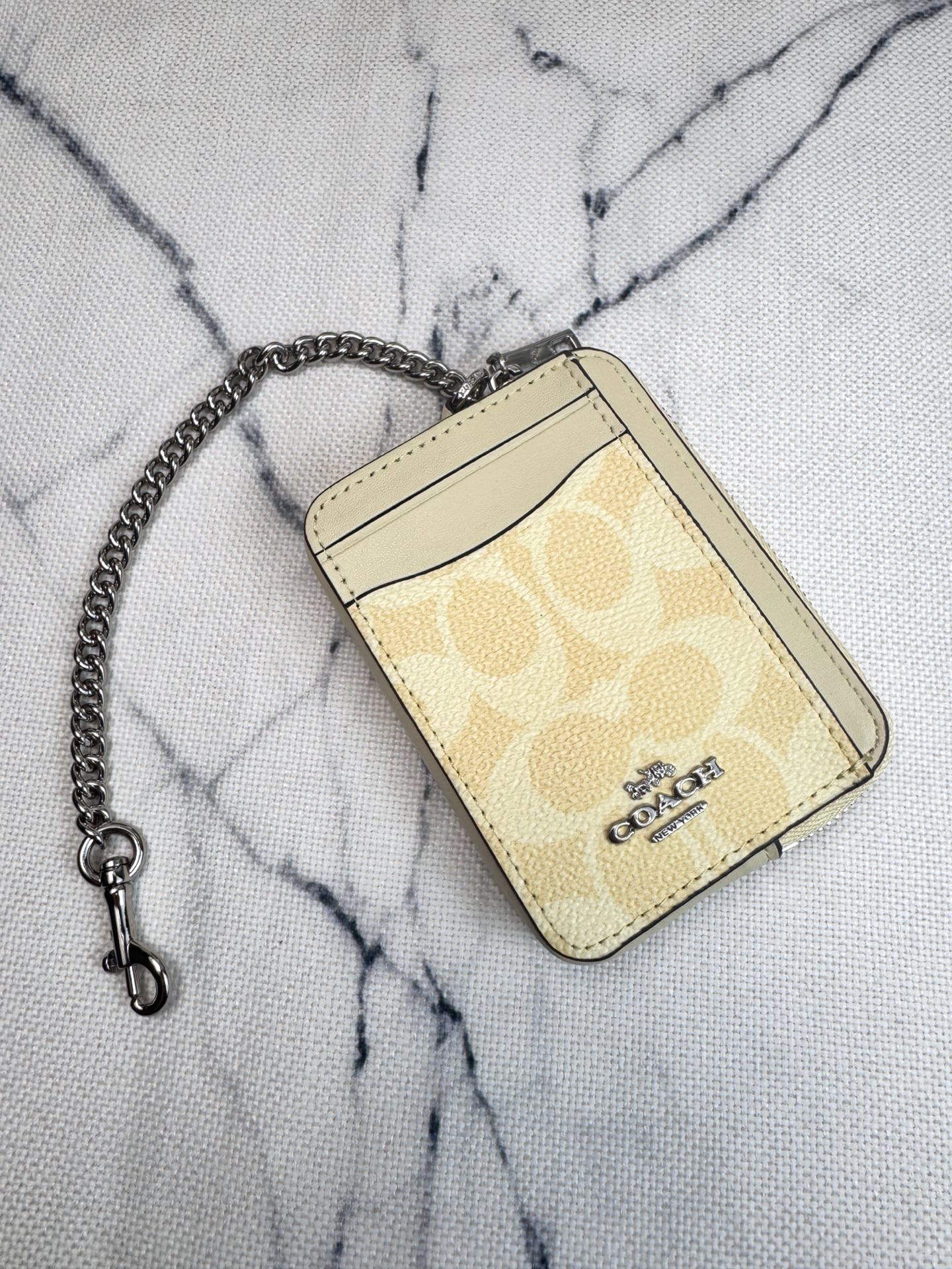 Coach chain small card case