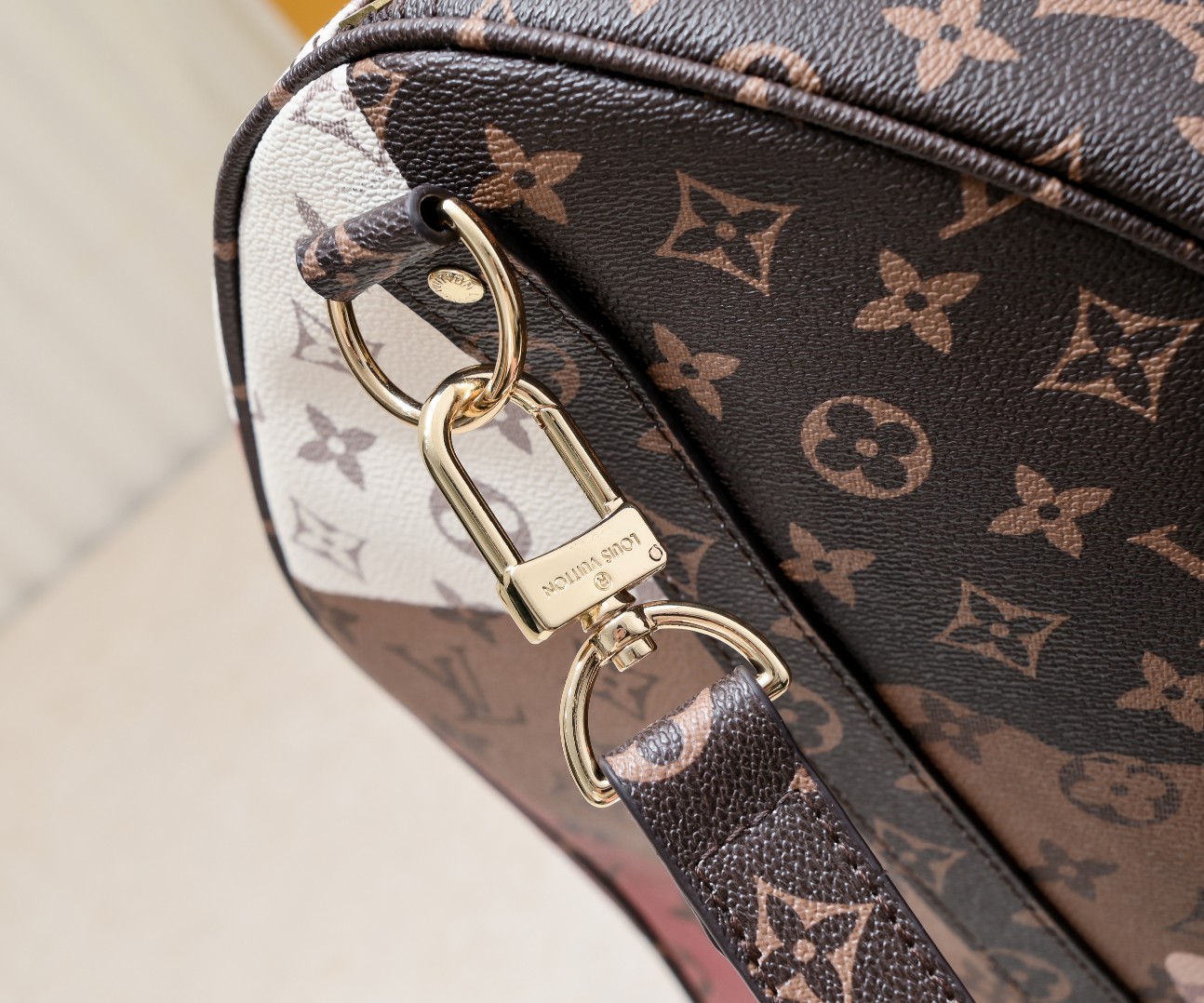 LV Keepall Bandoulière55 Portrait Monogram bag