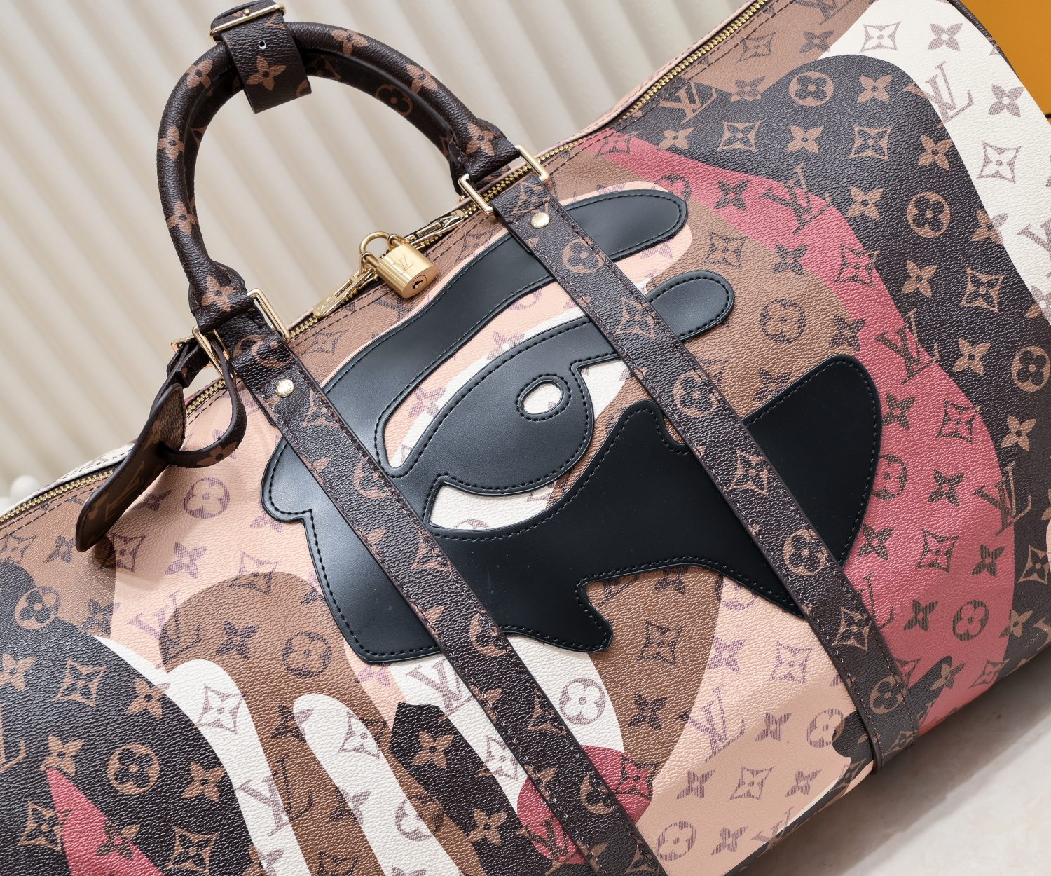 LV Keepall Bandoulière55 Portrait Monogram bag