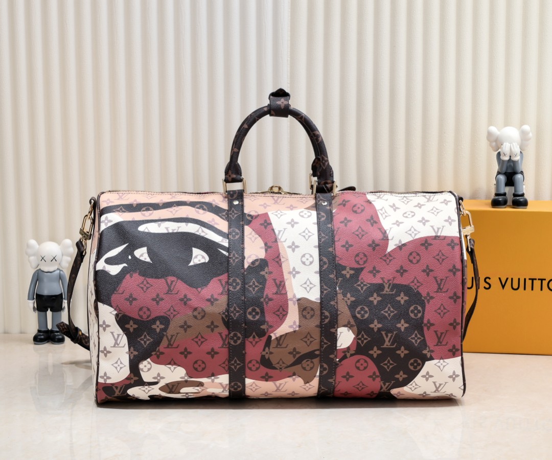 LV Keepall Bandoulière55 Portrait Monogram bag