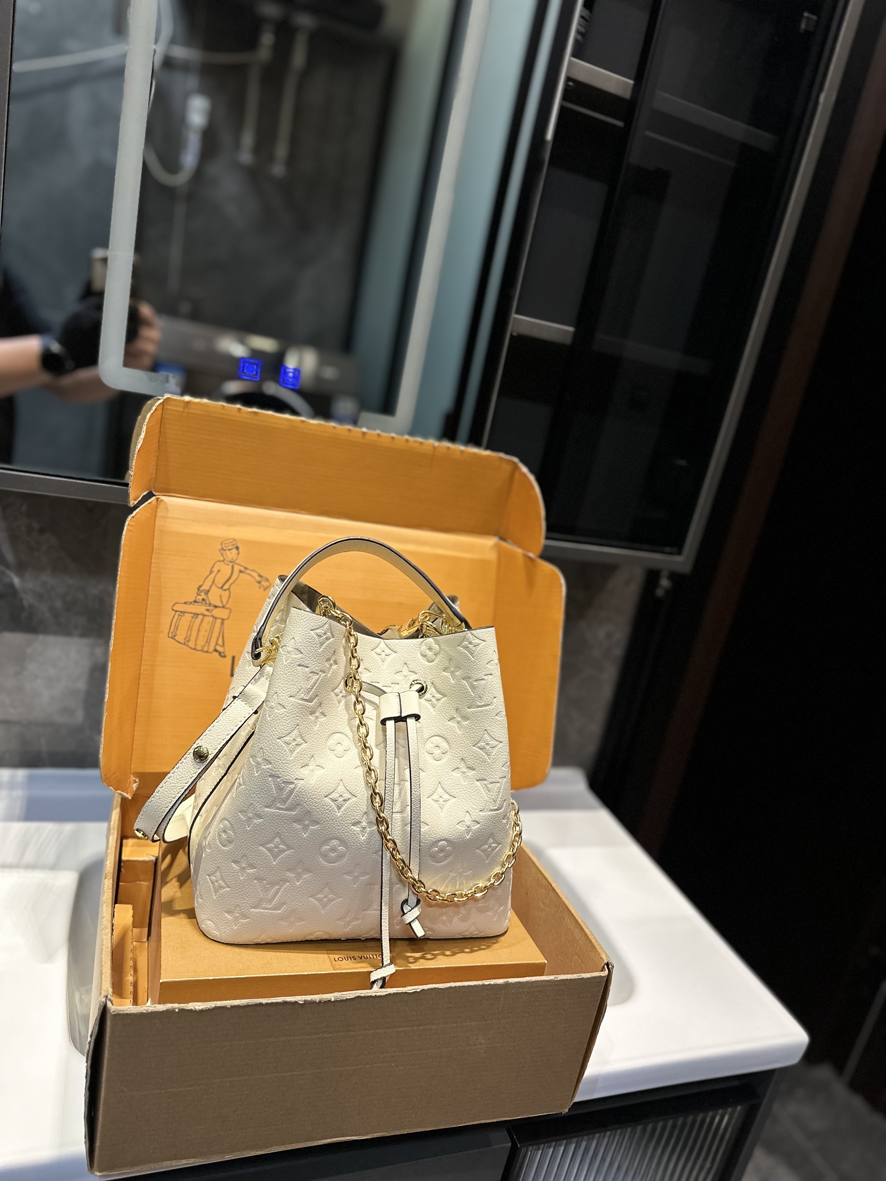 LV bucket bag