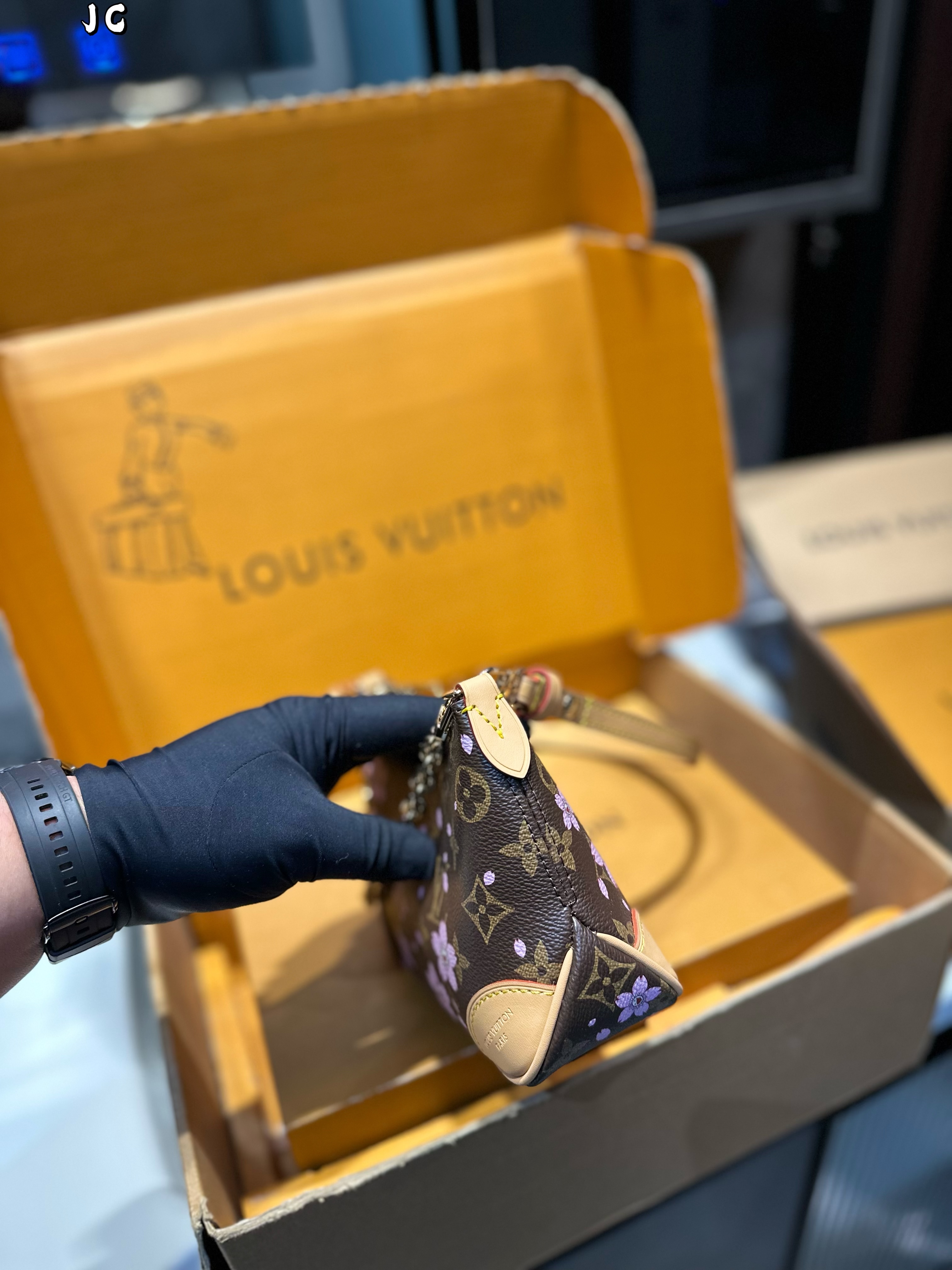 LV Boulogne Nano mini horn bag