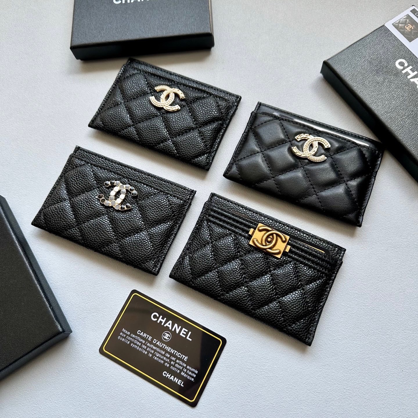 Chanel card bag