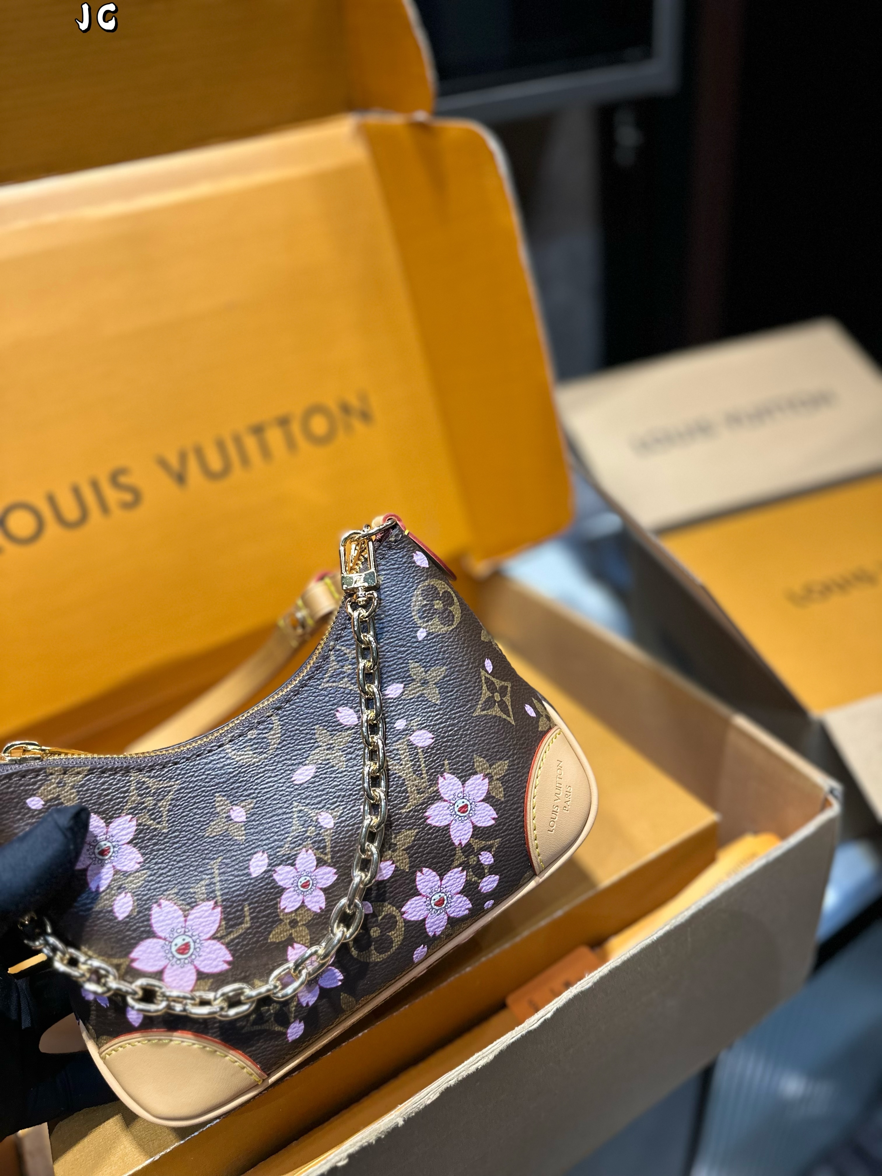 LV Boulogne Nano mini horn bag