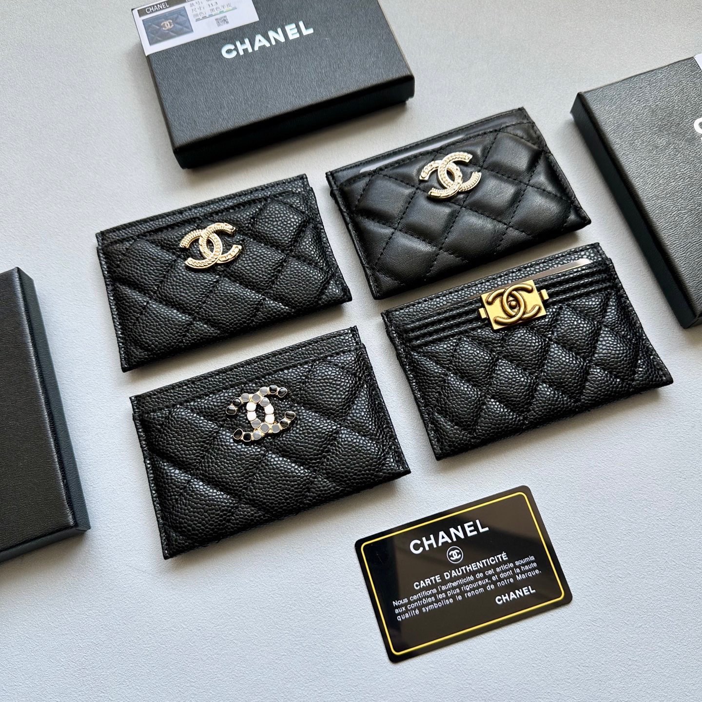 Chanel card bag