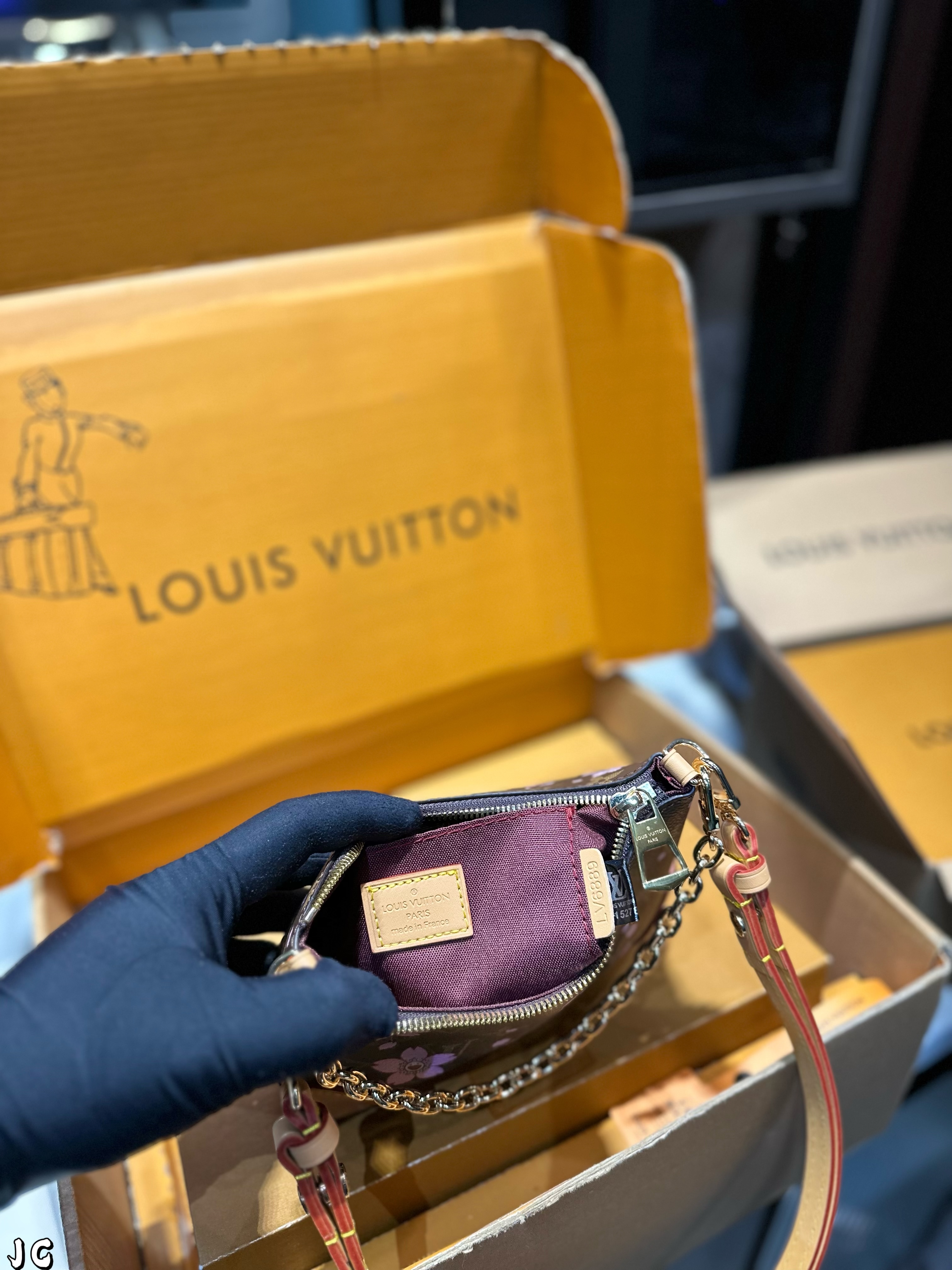 LV Boulogne Nano mini horn bag
