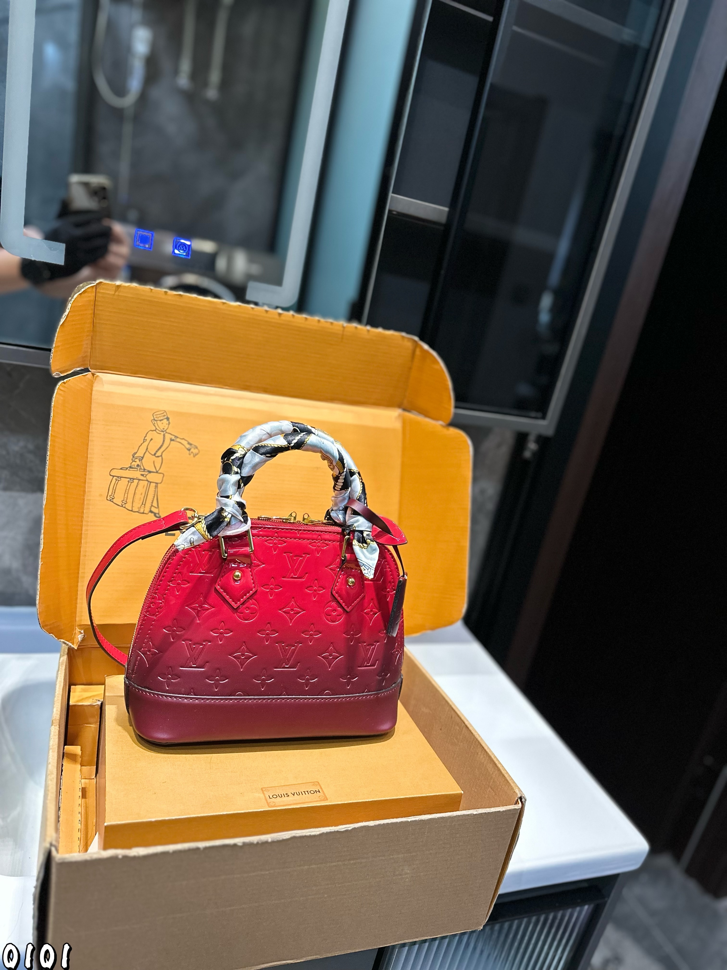 LV colorful shell bag