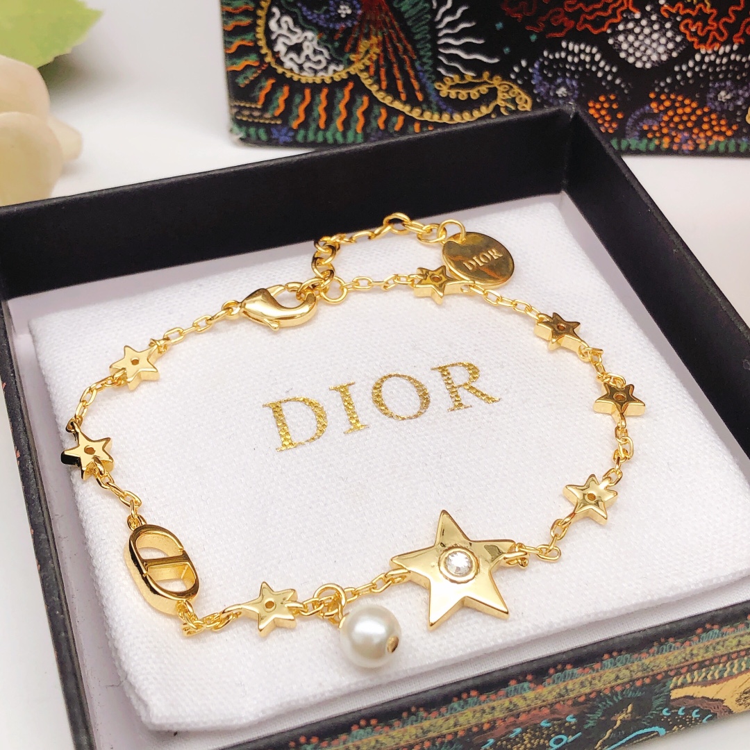 DIOR bracelet necklace