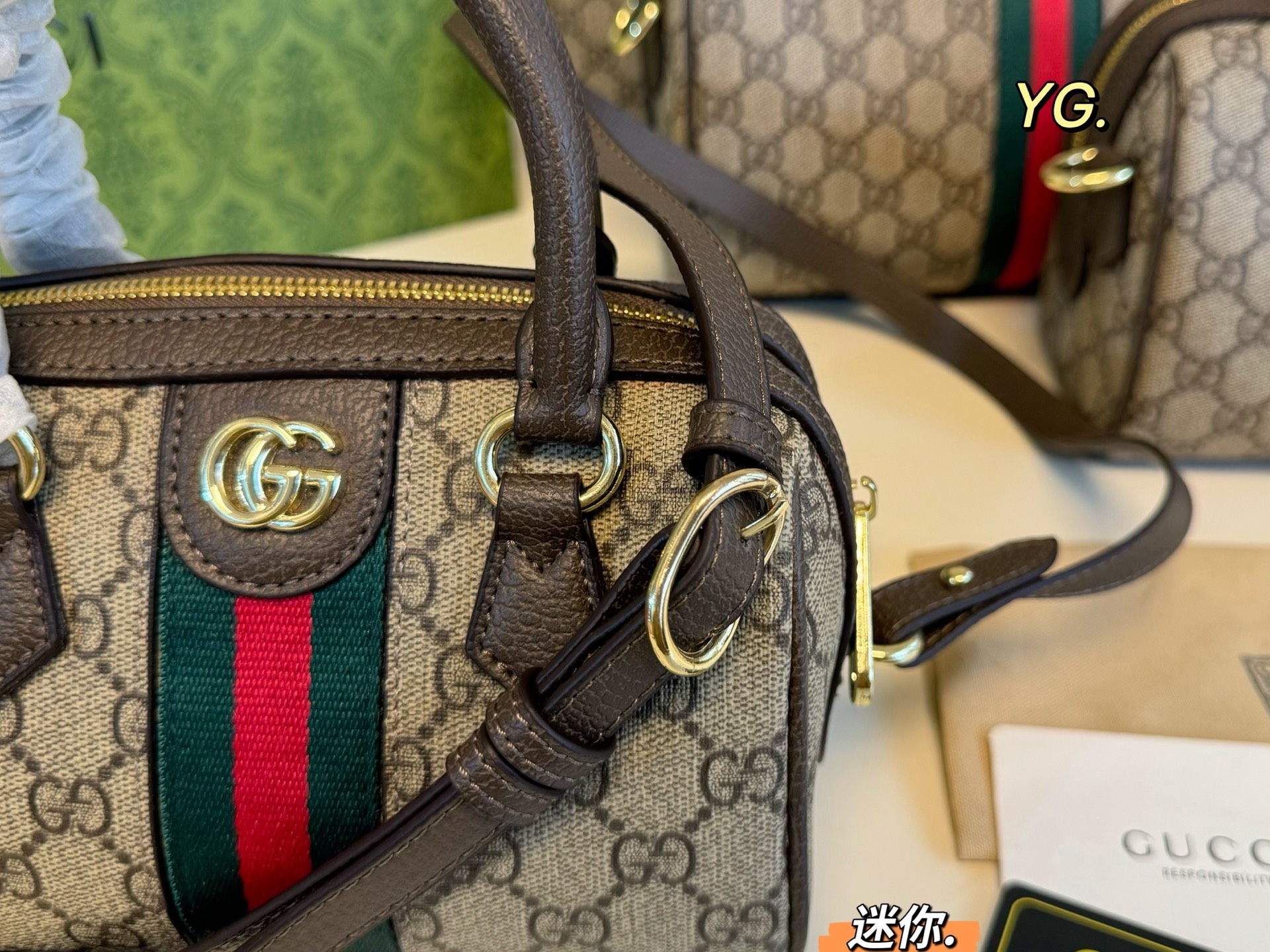 Gucci ophidia boston pillow bag