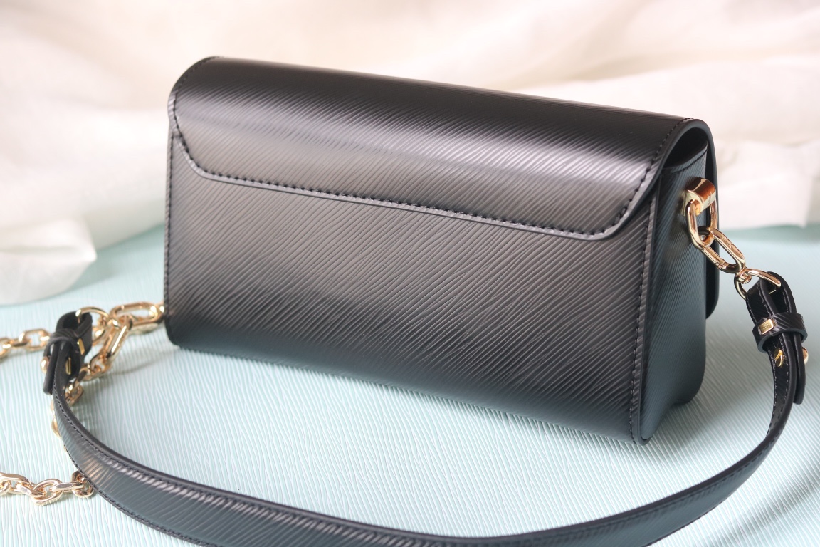 LV Twist West Epi leather chain shoulder bag