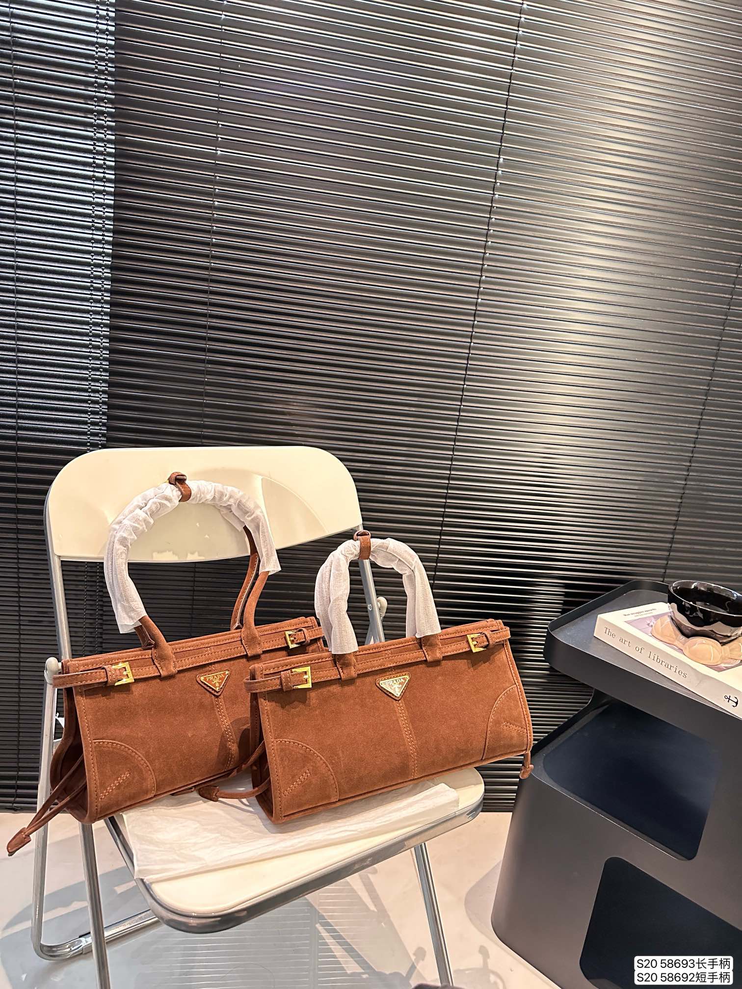 Prada soft lux crossbody handbag