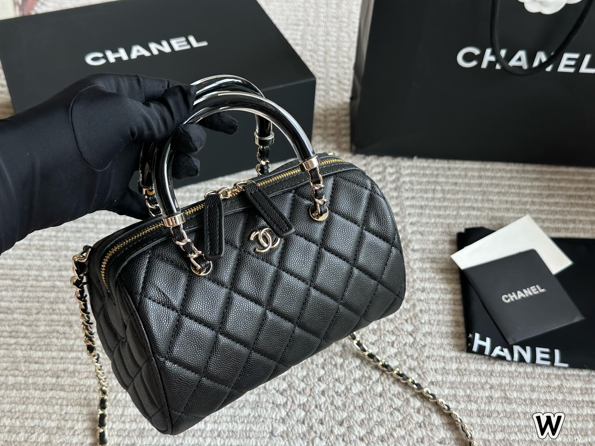 Chanel Boston Bowling Bag