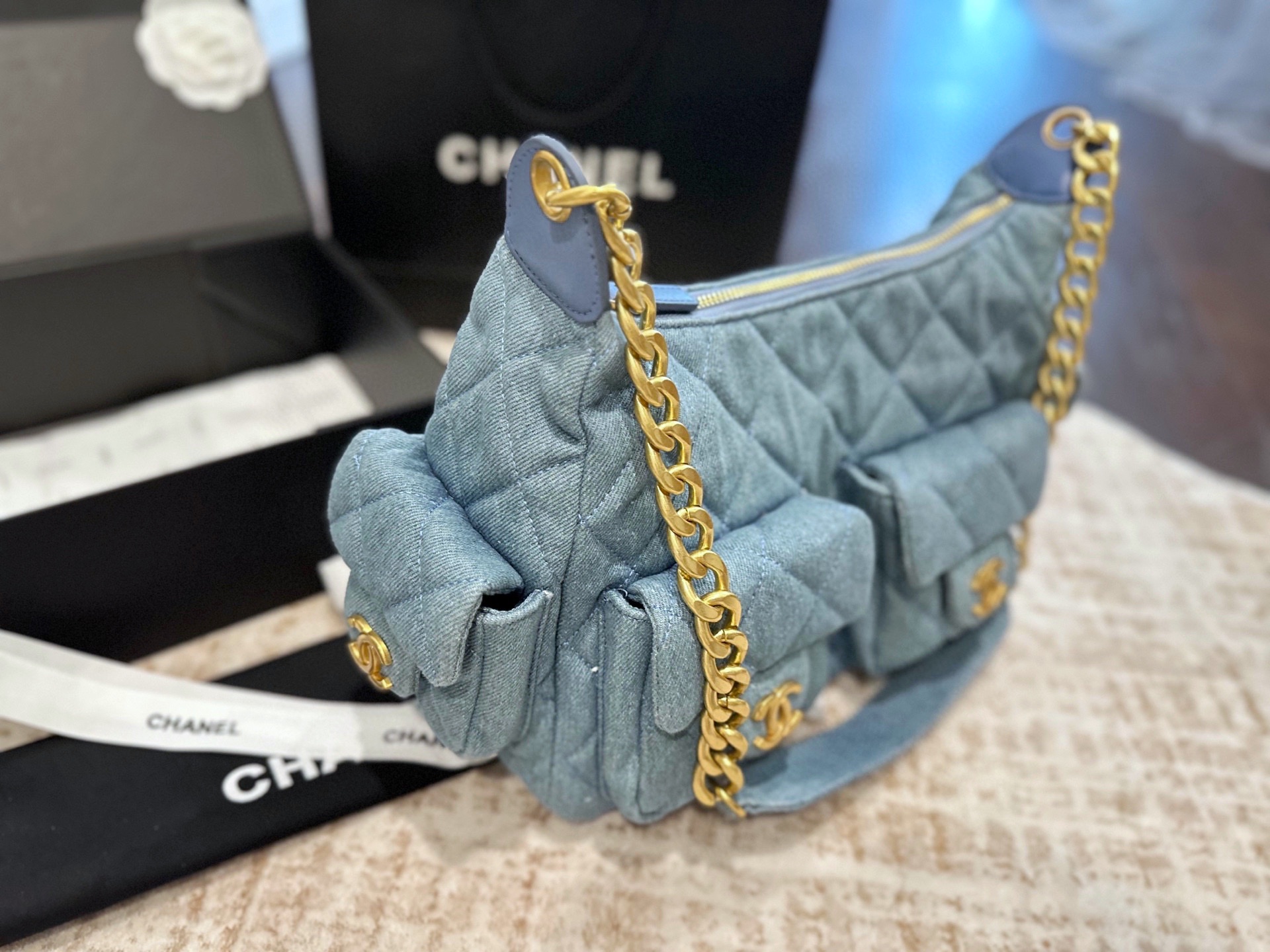 Chanel 25p hobo bag