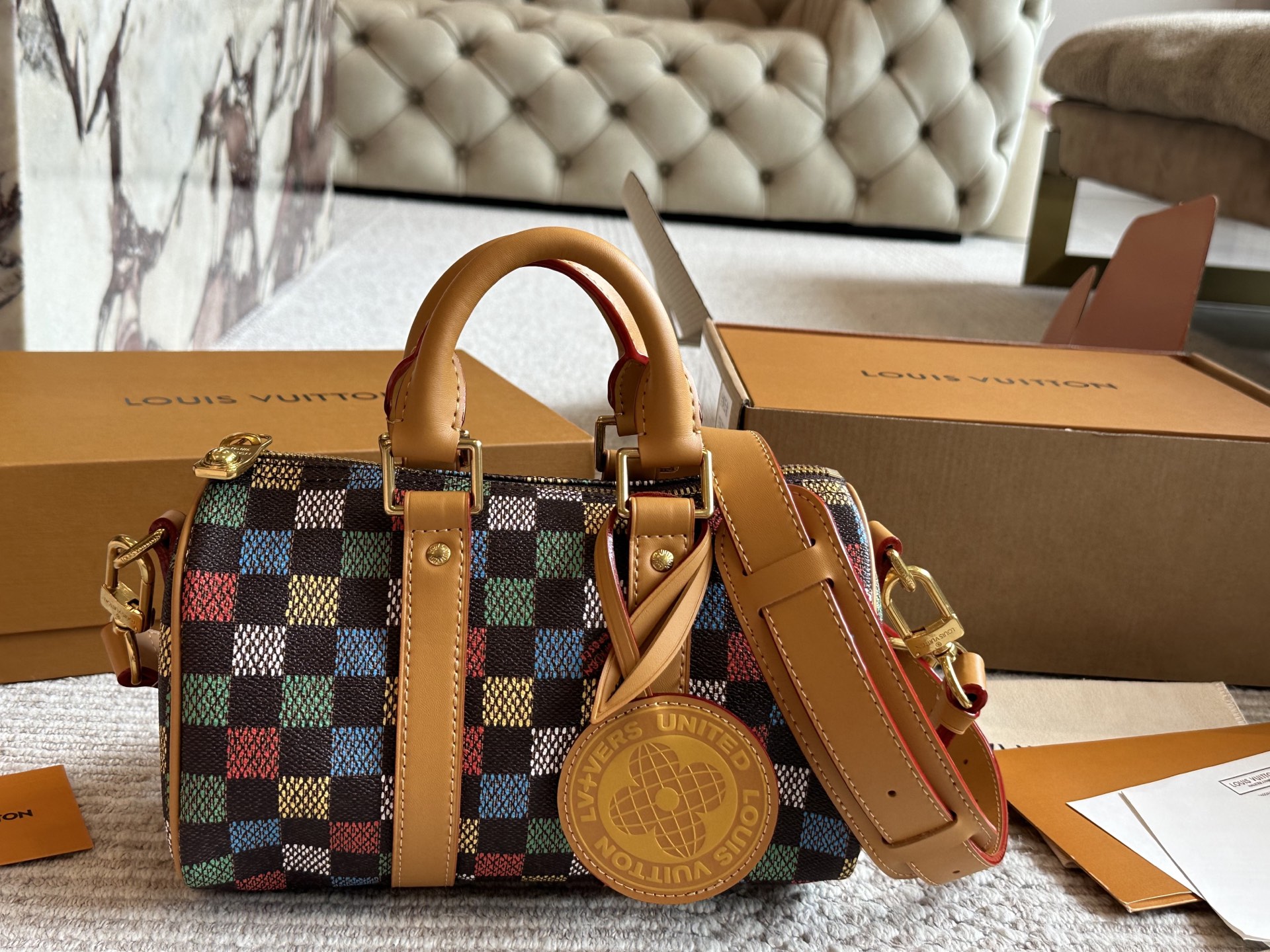 LV Nigo Keepall Pillow bag