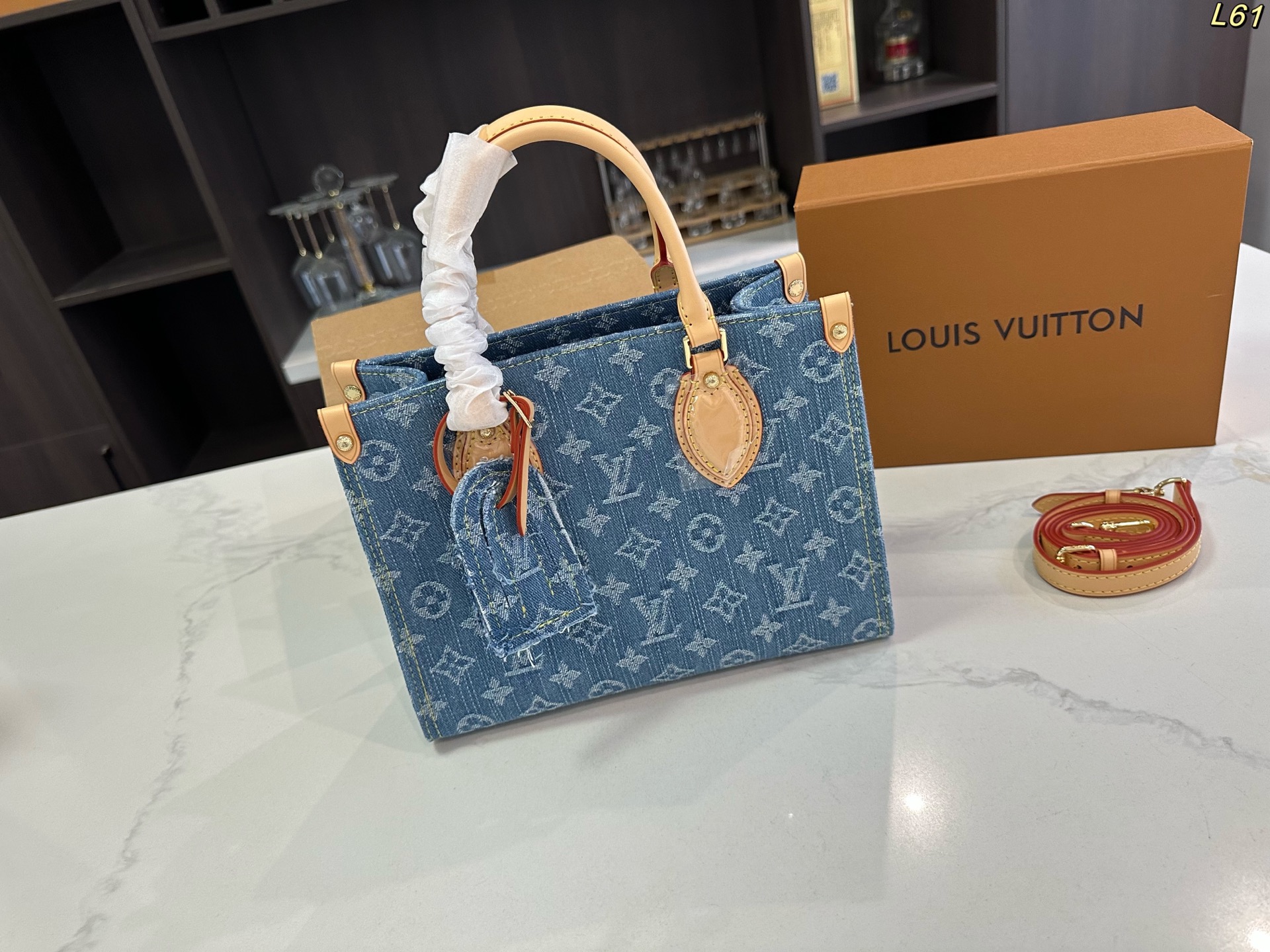 LV onthego tote bag cowboy
