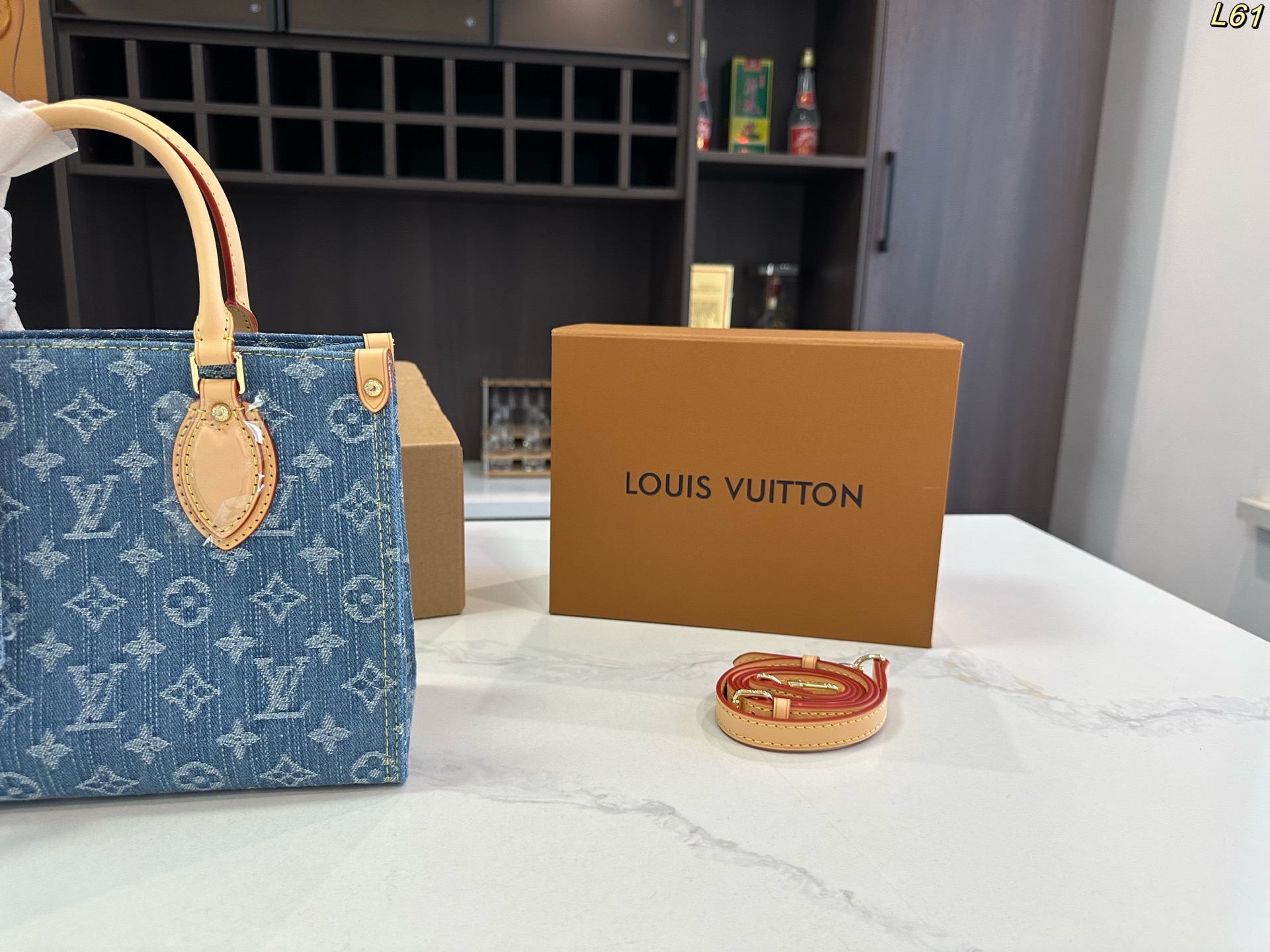 LV onthego tote bag cowboy