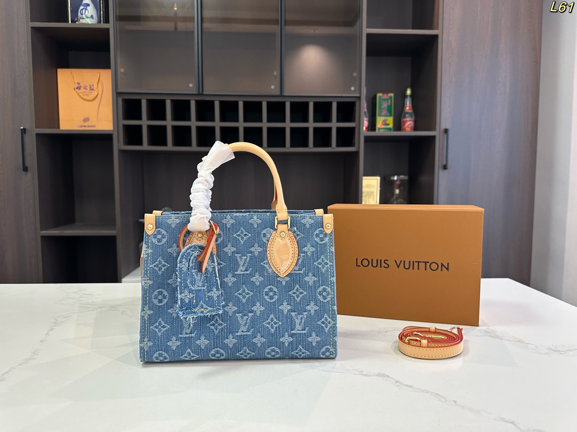 LV onthego tote bag cowboy