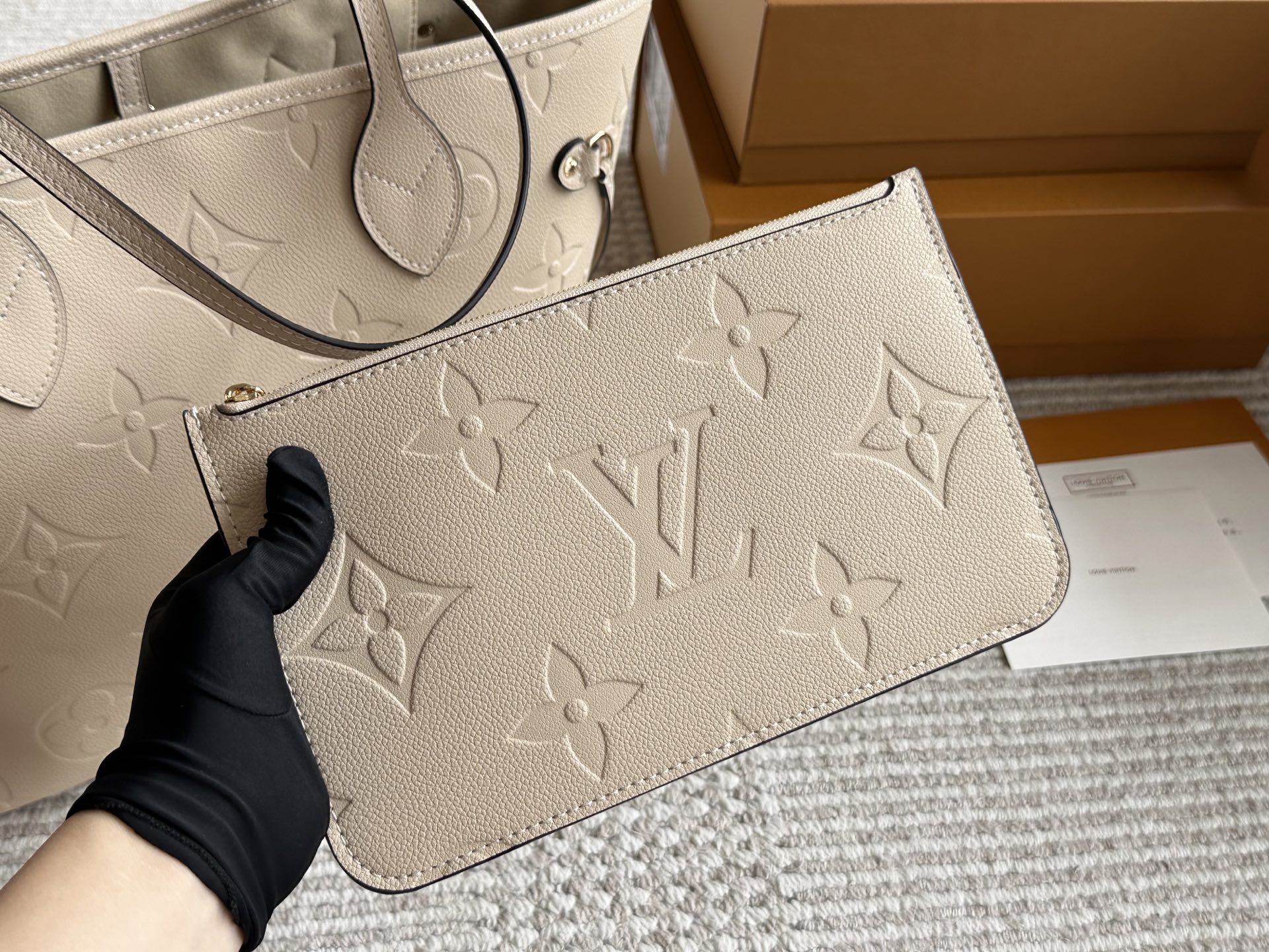 LV neverfull shopping bag