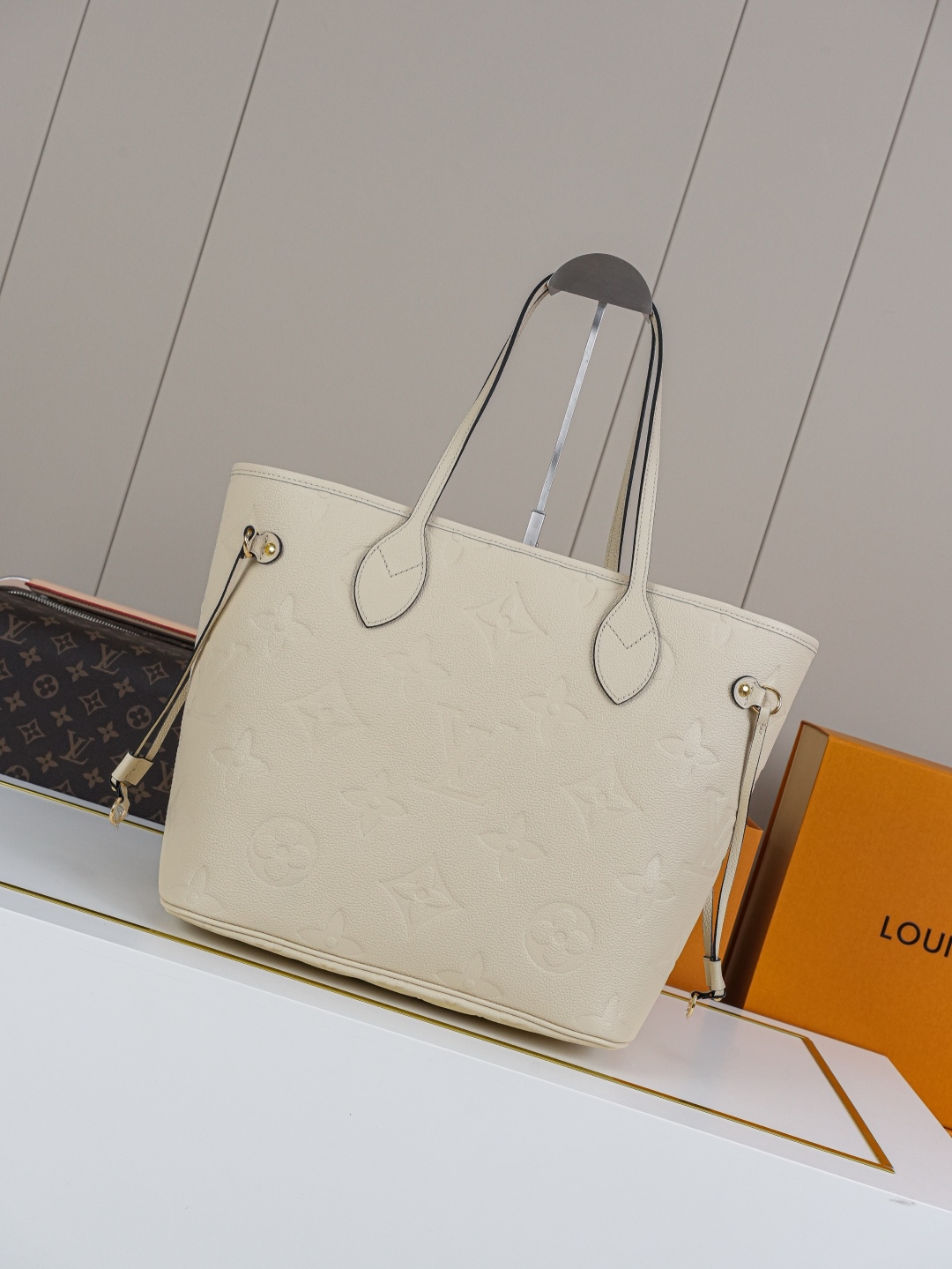 LV Monogram Empreinte neverfull bag