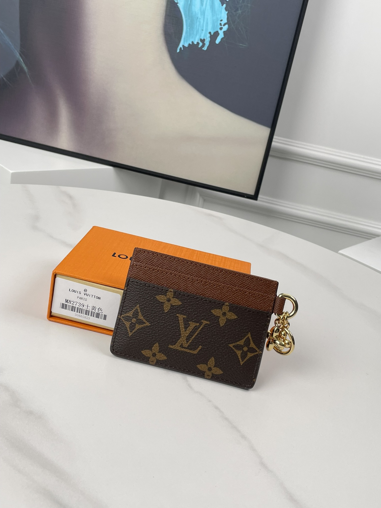 LV Charms Monogram card holder