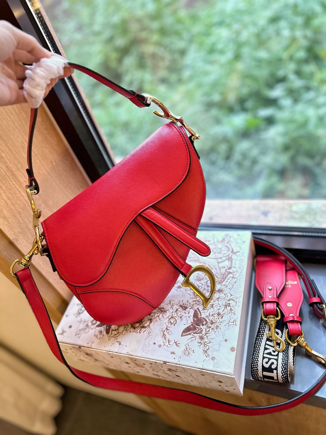 Dior saddle crossbody bag