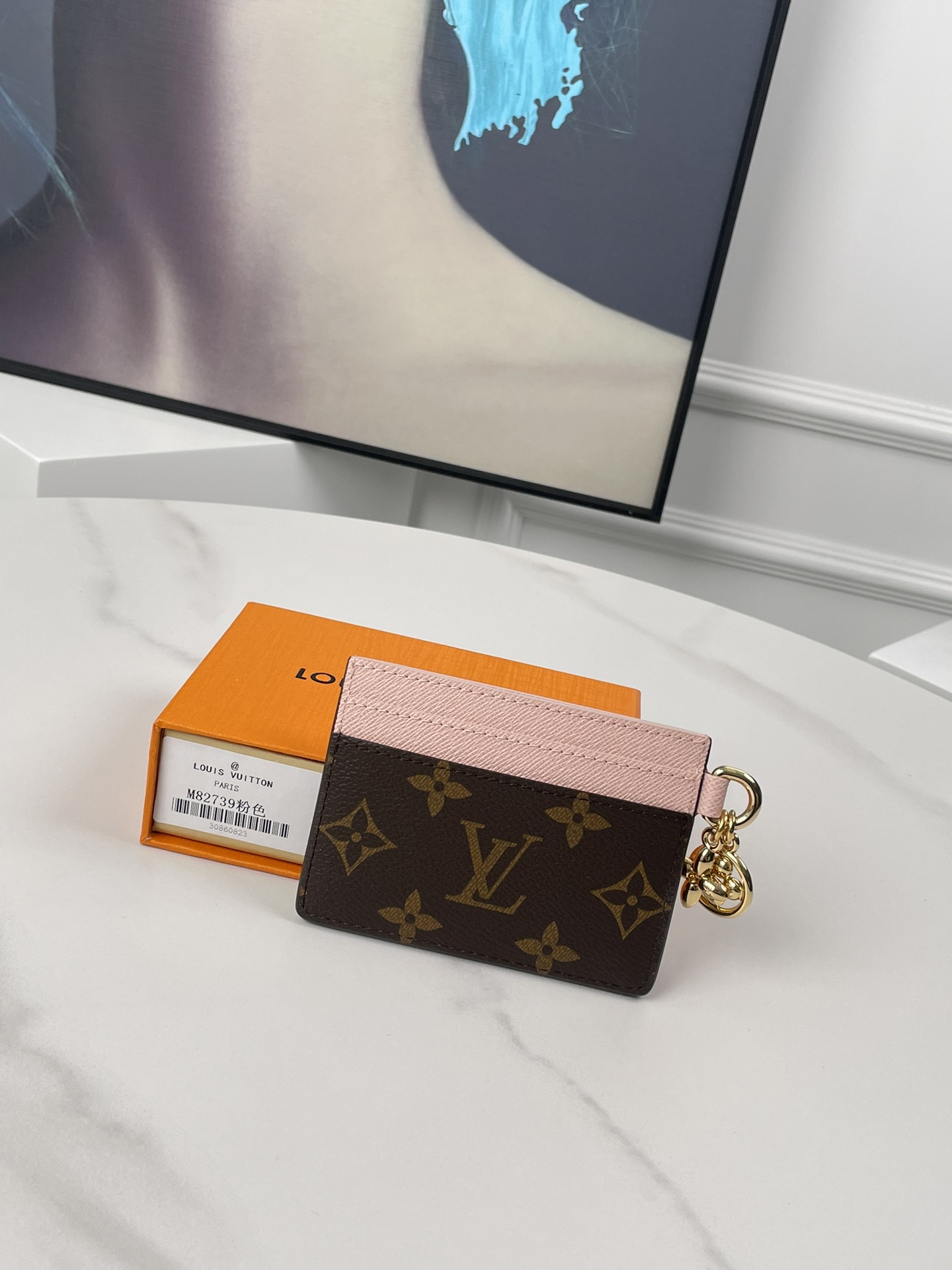 LV Charms Monogram card holder