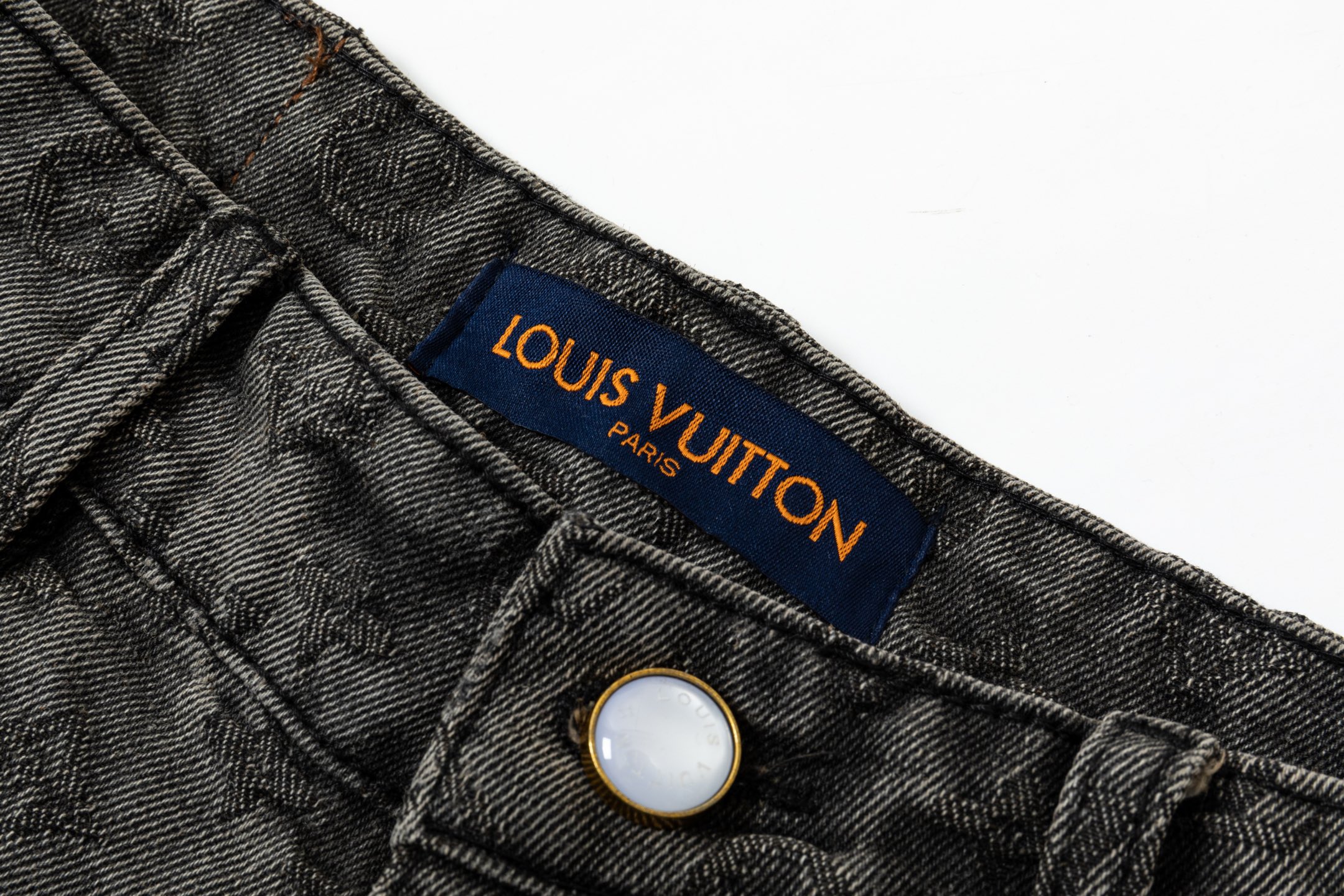LV Louis Vuitton 25SS denim shorts pants