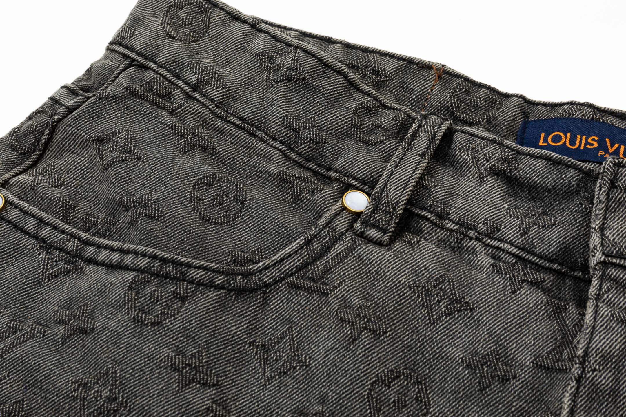 LV Louis Vuitton 25SS denim shorts pants