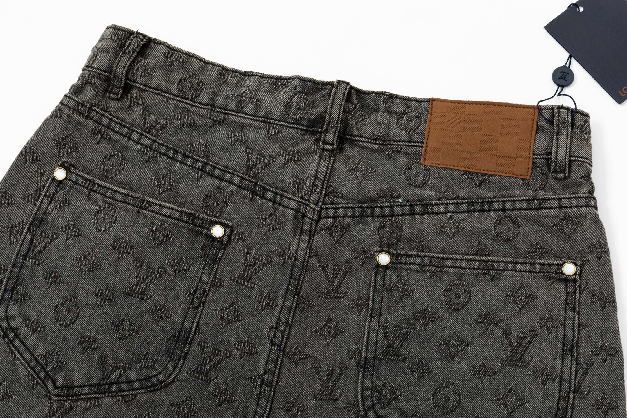 LV Louis Vuitton 25SS denim shorts pants